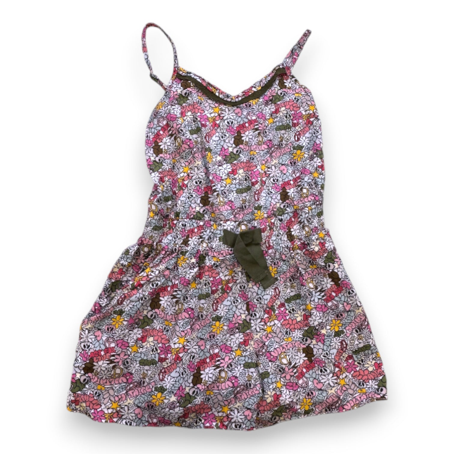 ZADIG & VOLTAIRE – MEHRFARBIGER JUMPSUIT, GRÜN – 8 JAHRE