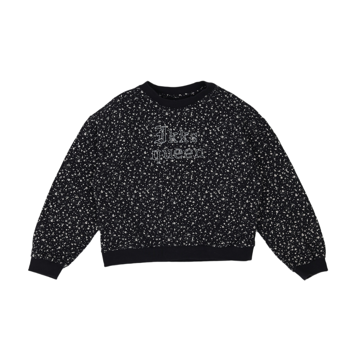 IKKS - SWEAT - NOIR - 12 ANS