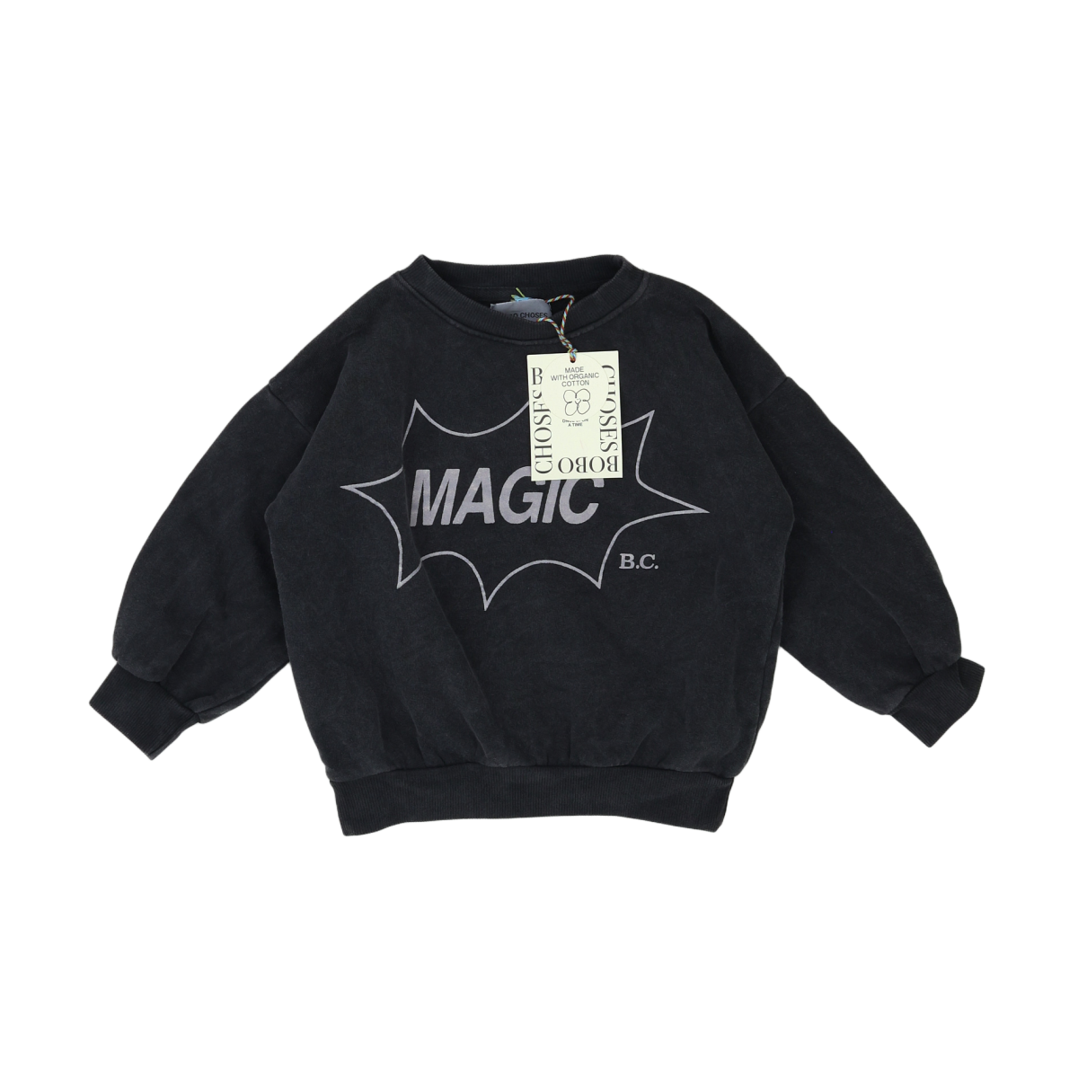 BOBO CHOSES - SWEAT - GRIS - 4 ANS