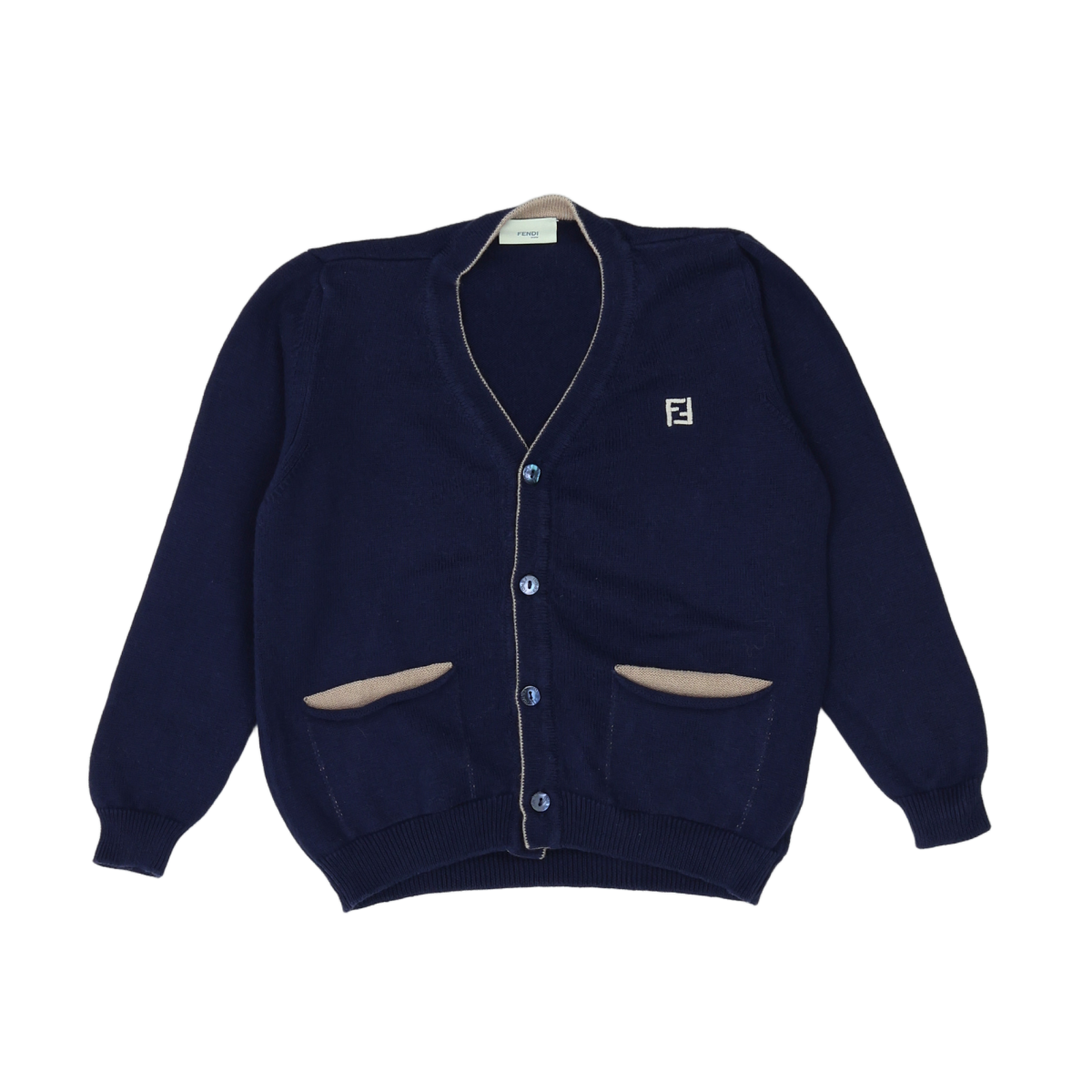 FENDI - CARDIGAN - BLEU - 18 MOIS