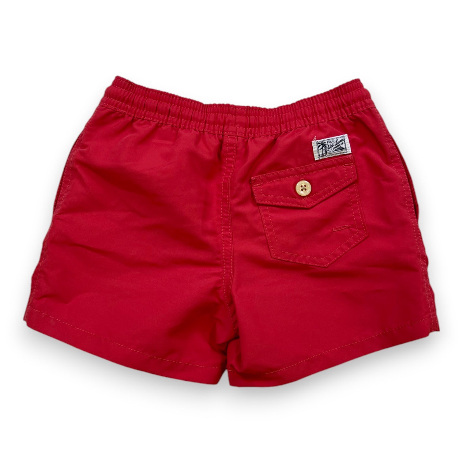 RALPH LAUREN - SWIM SHORTS - RED - 3 YEARS