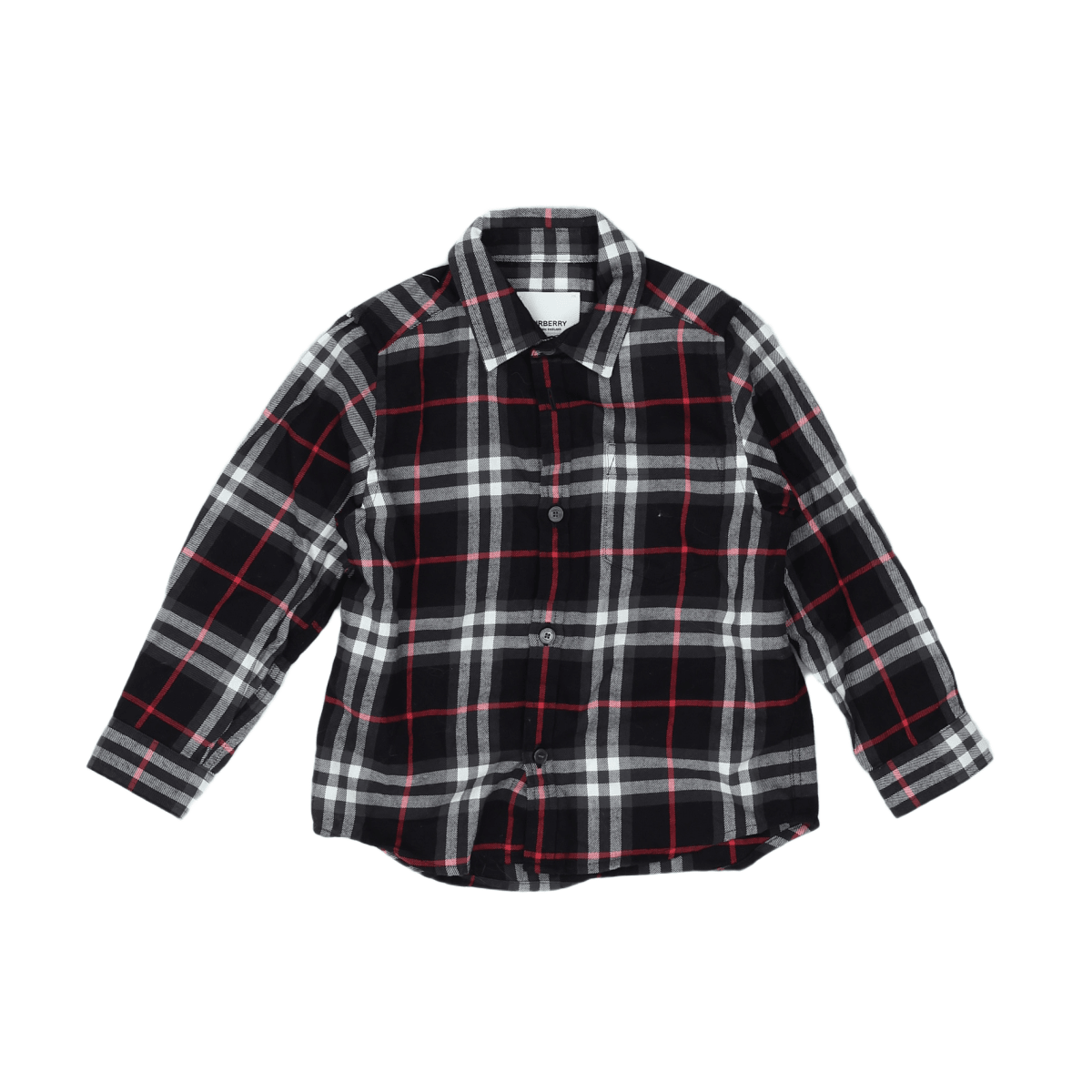 BURBERRY - CHEMISE - NOIR, BLANC - 3 ANS