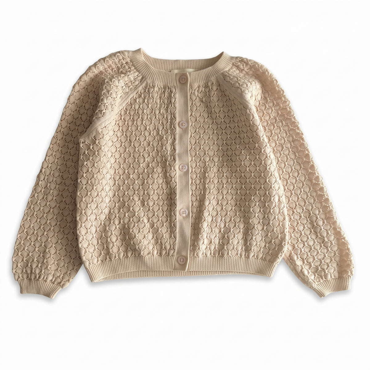 LOUIS LOUISE - CARDIGAN - BEIGE - 6 ANS