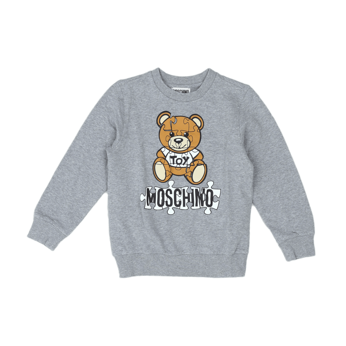 MOSCHINO - SWEATSHIRT - GRAY - 6 YEARS