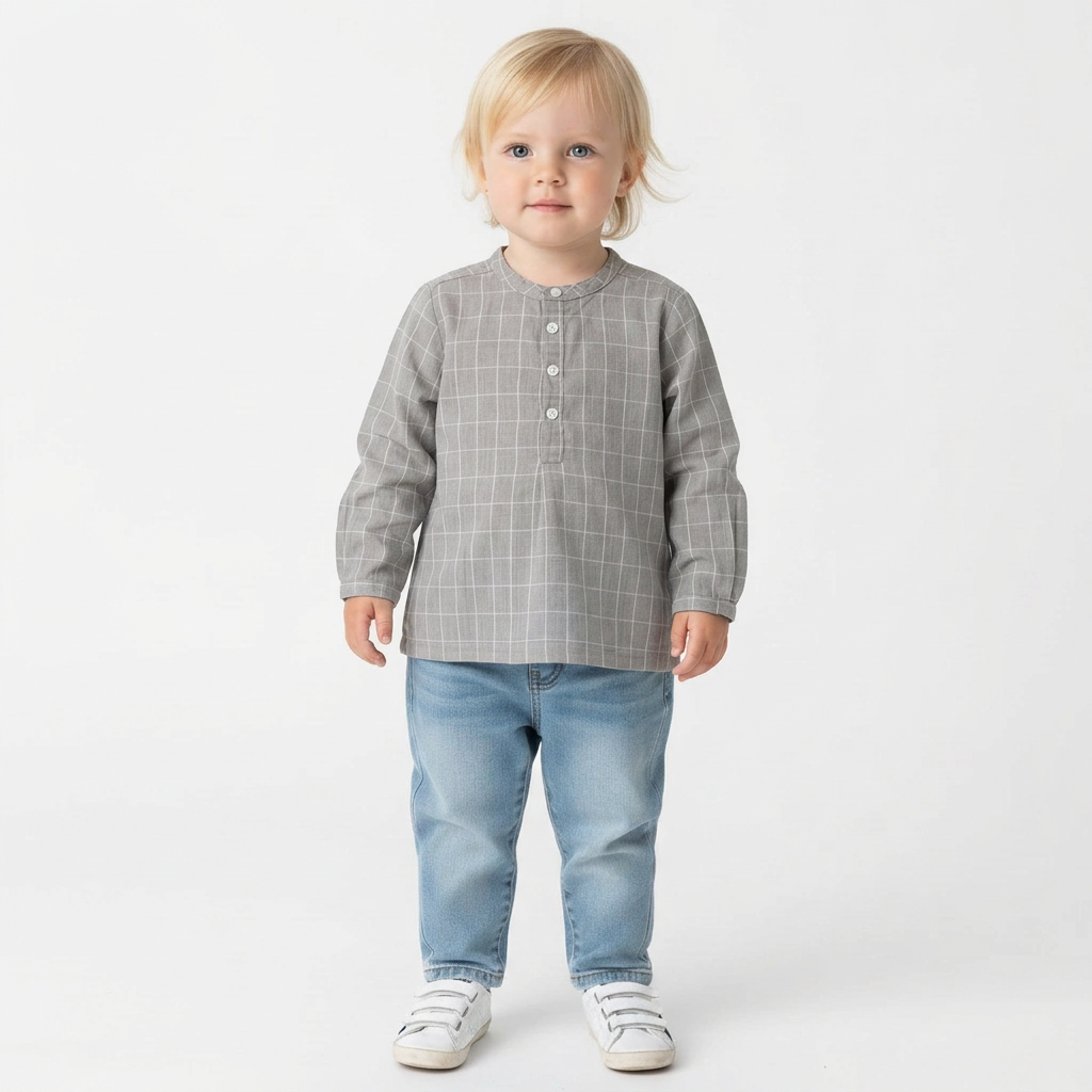 BONPOINT - CHEMISE - GRIS - 24 MOIS