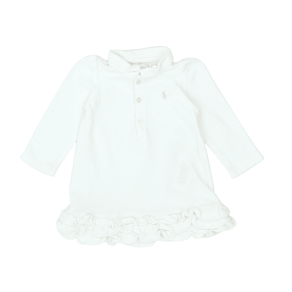RALPH LAUREN - ROBE - BLANC - 9 MOIS