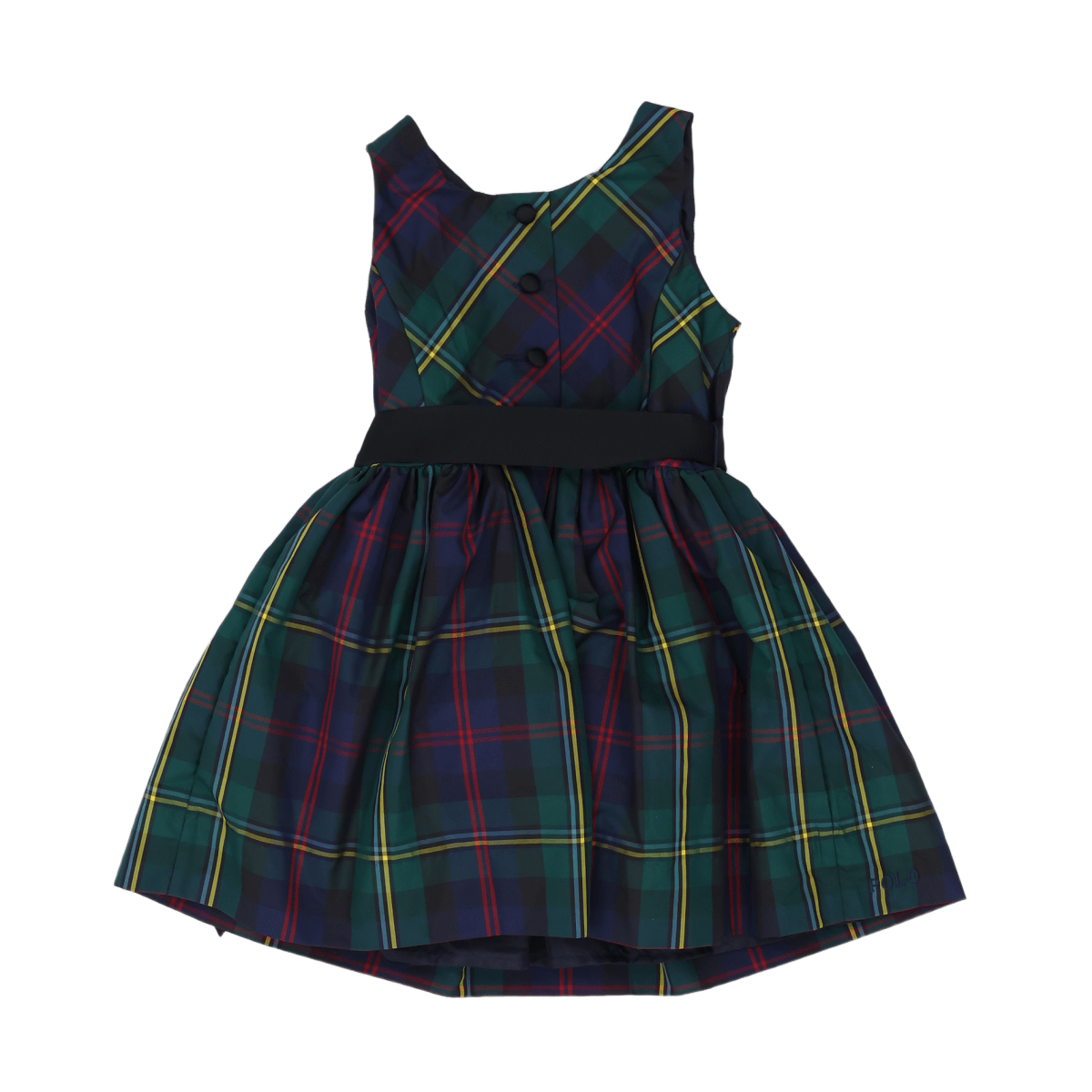 RALPH LAUREN - ROBE - VERT, BLEU - 3 ANS