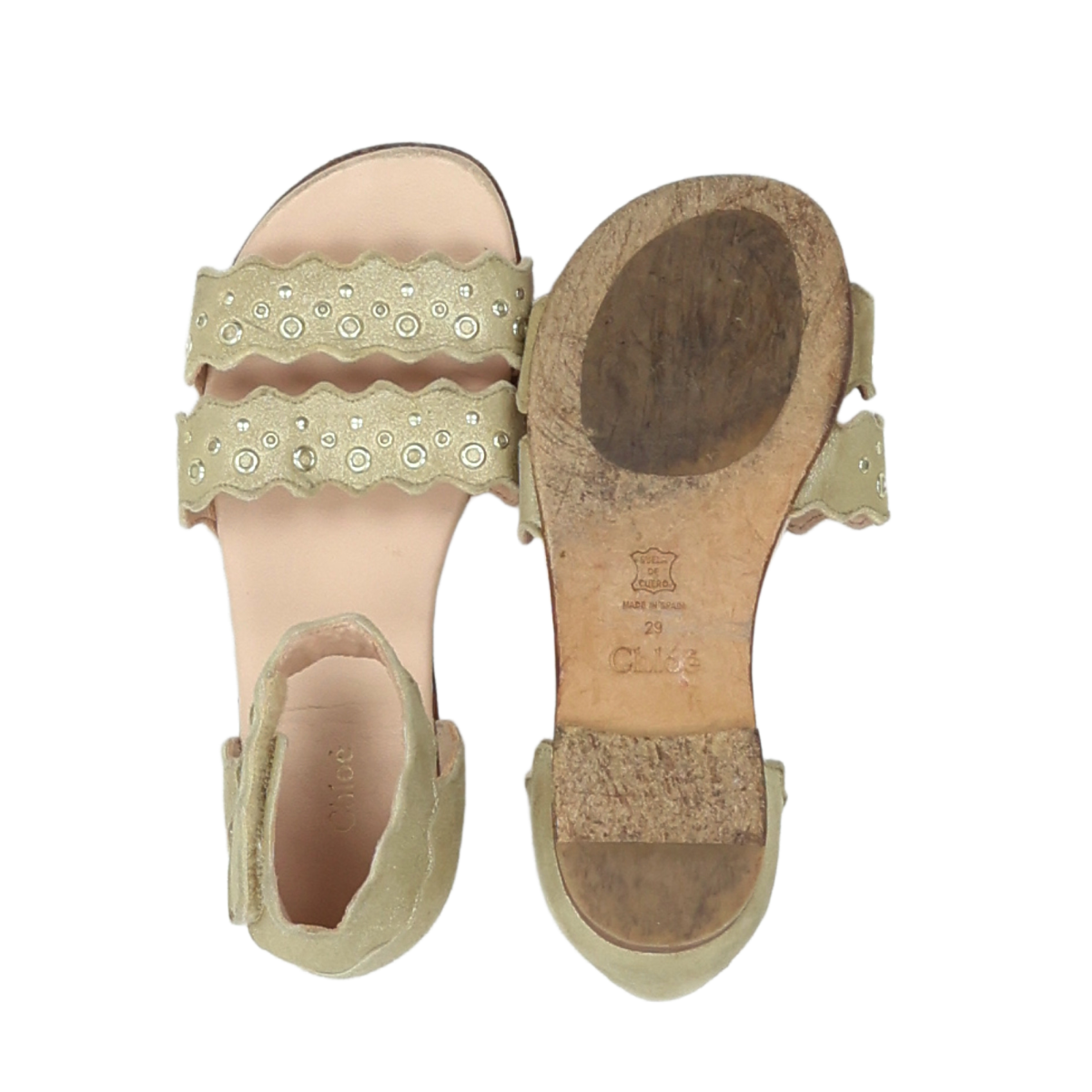 CHLOÉ - SANDALES - ARGENTÉ - 29