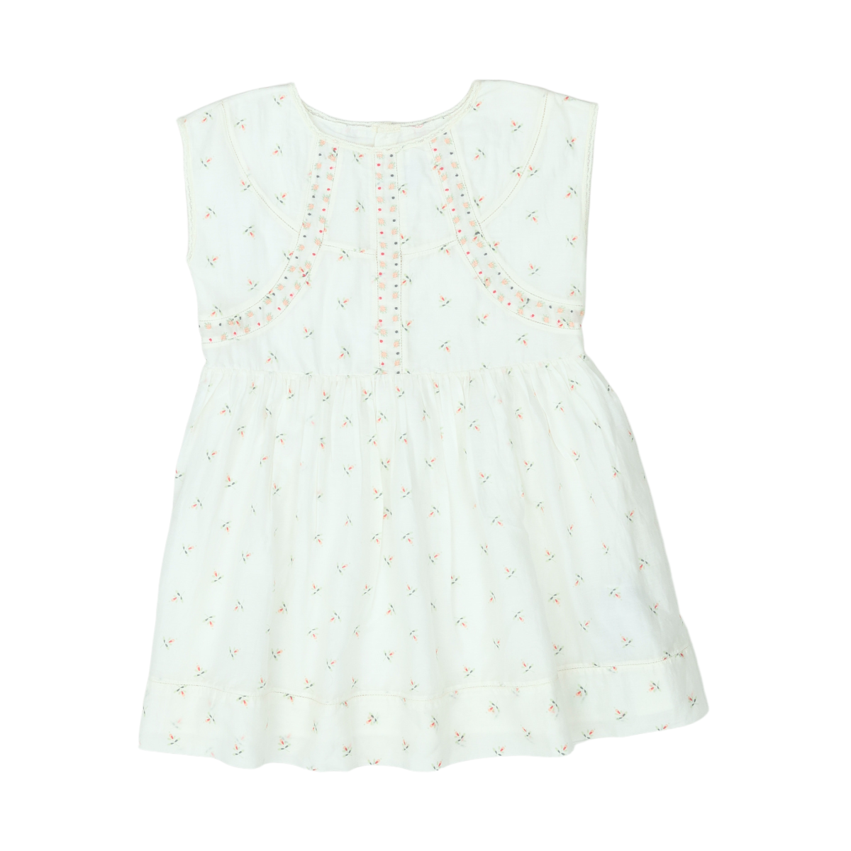 BONPOINT - ROBE - BLANC - 8 ANS