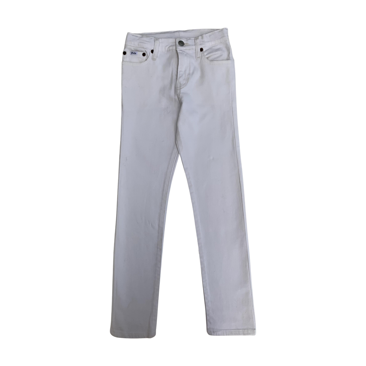 RALPH LAUREN - PANTALON - BLANC - 10 ANS
