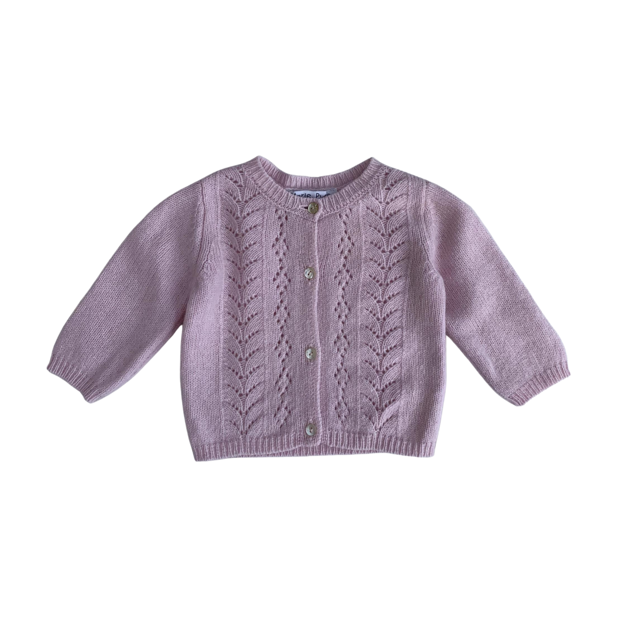 MARIE PUCE - CARDIGAN - ROSE - 6 MOIS