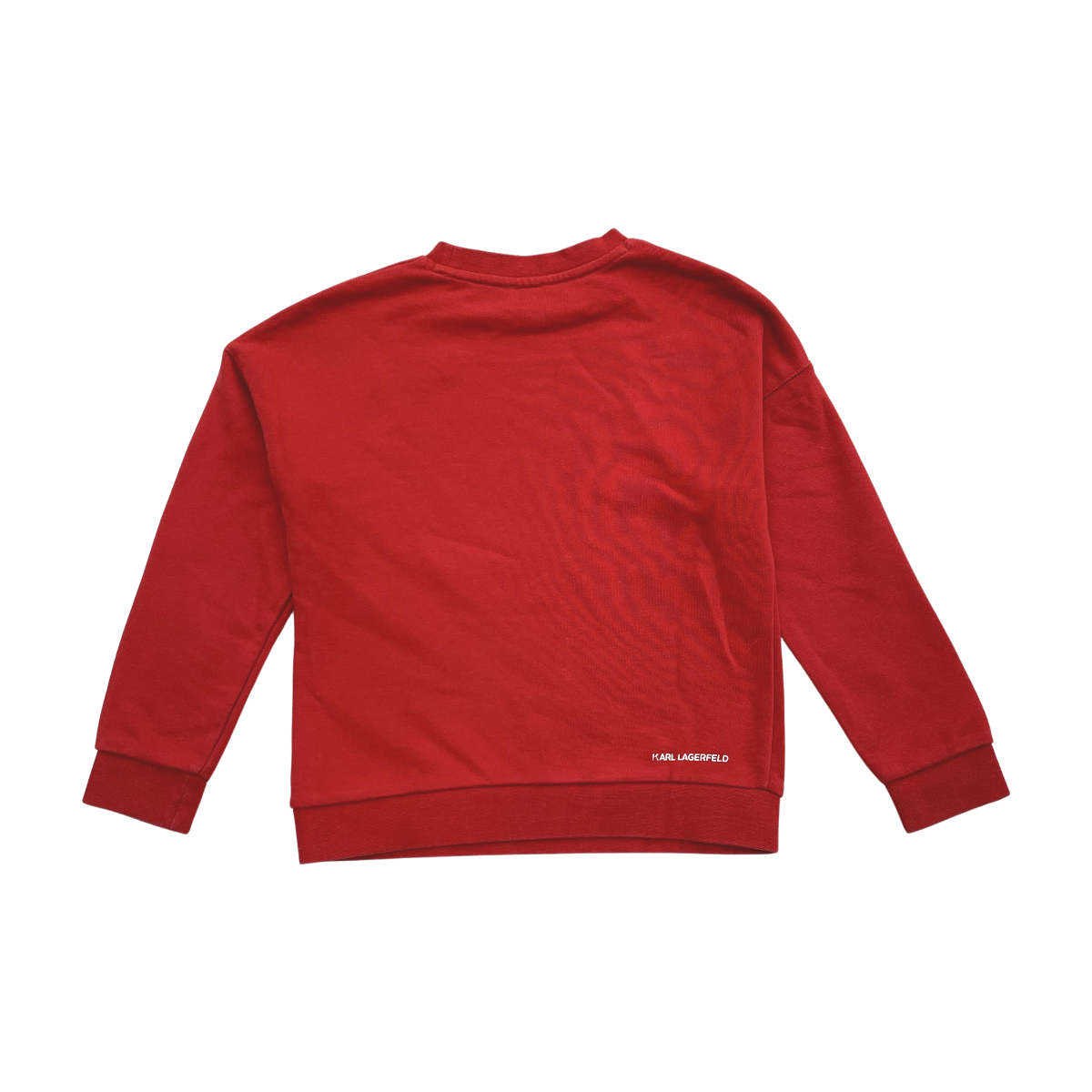 KARL LAGERFELD - SWEAT - ROUGE - 8 ANS