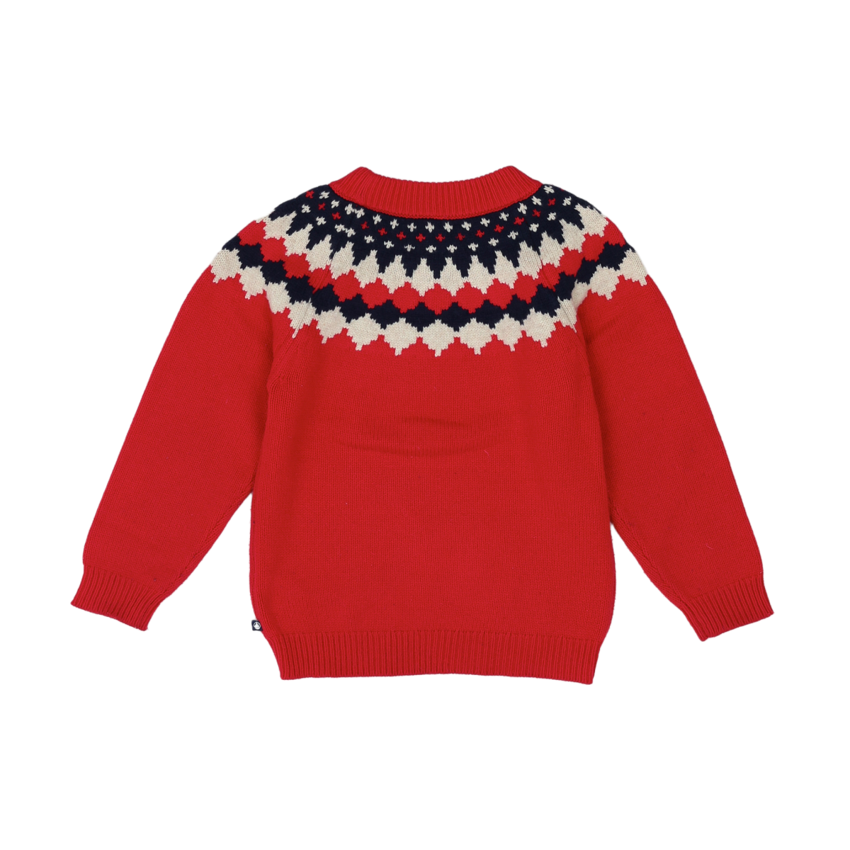 PETIT BATEAU - PULL - ROUGE, BLEU - 6 ANS