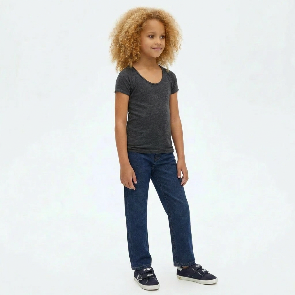 BONTON - T-SHIRT - GRIS - 10 ANS