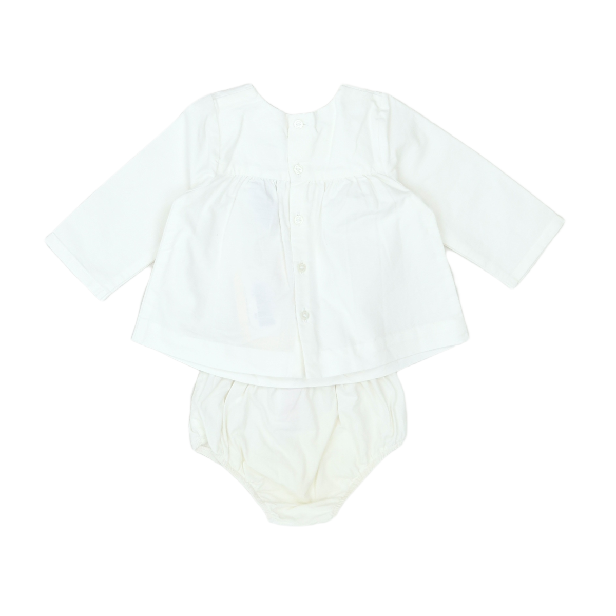 JACADI - ROBE - BLANC - 6 MOIS