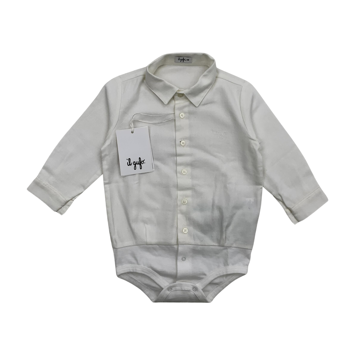 IL GUFO - CHEMISE - BLANC - 9 MOIS