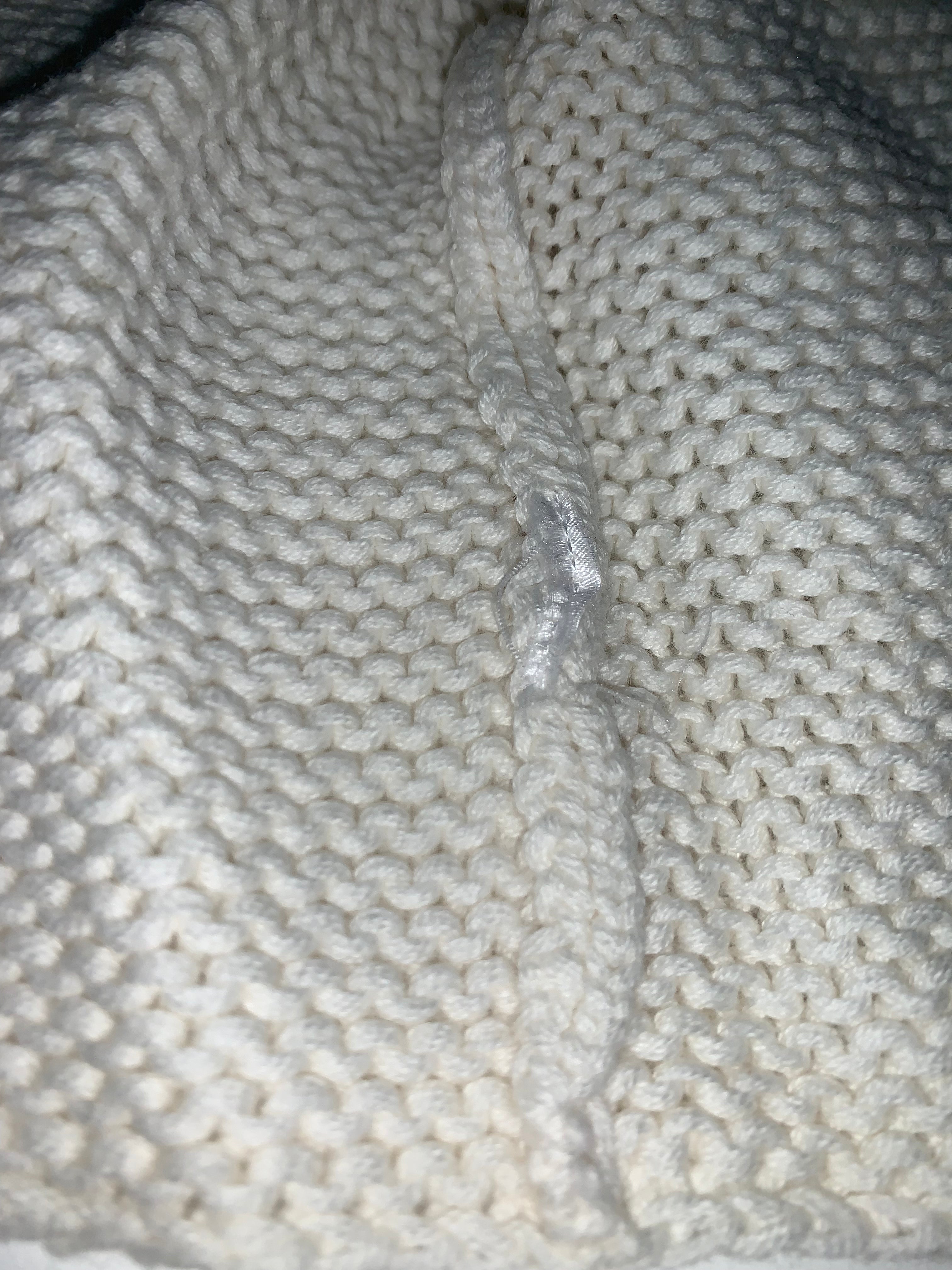 PETIT BOAT - STRICKJACKE - WEIß - 6 MONATE