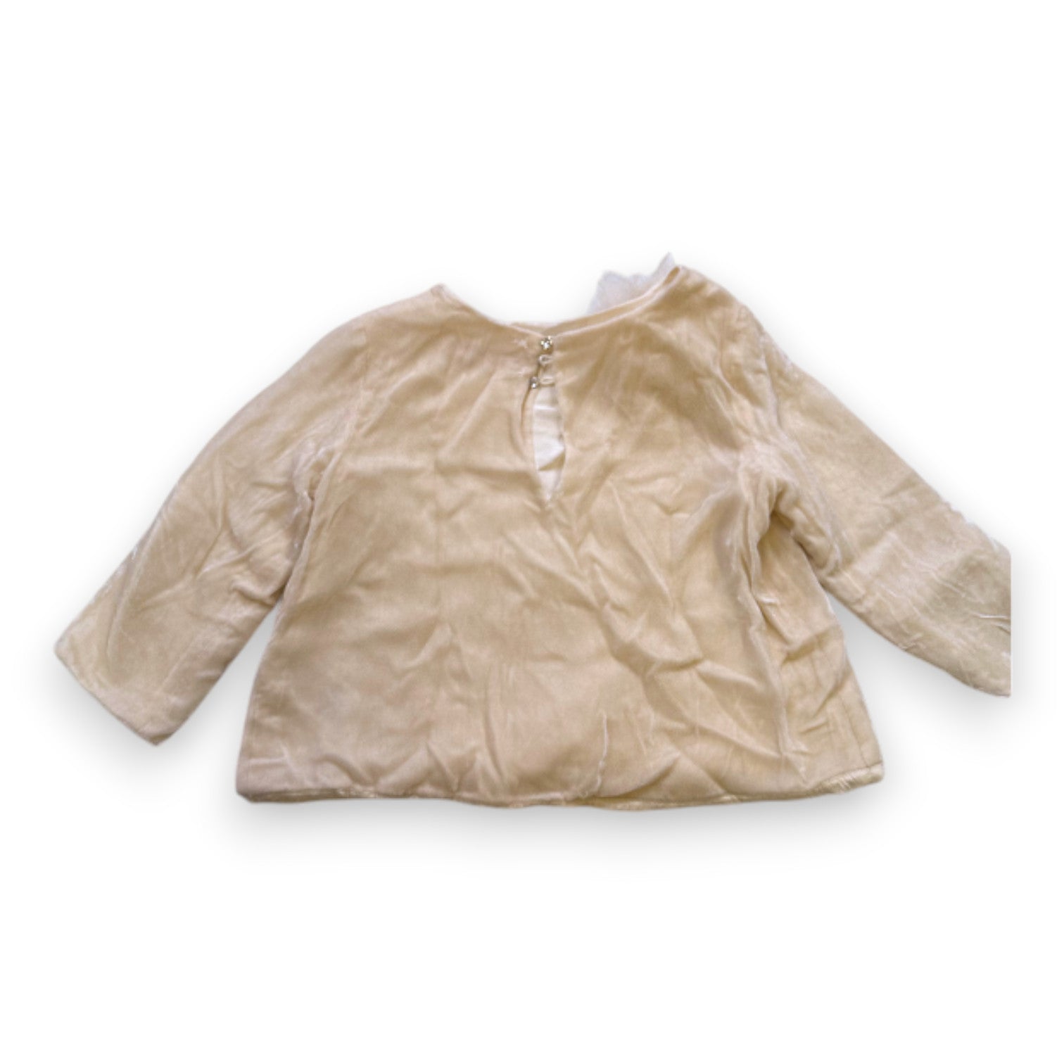 BONPOINT - BEIGE BLUSE - 8 JAHRE