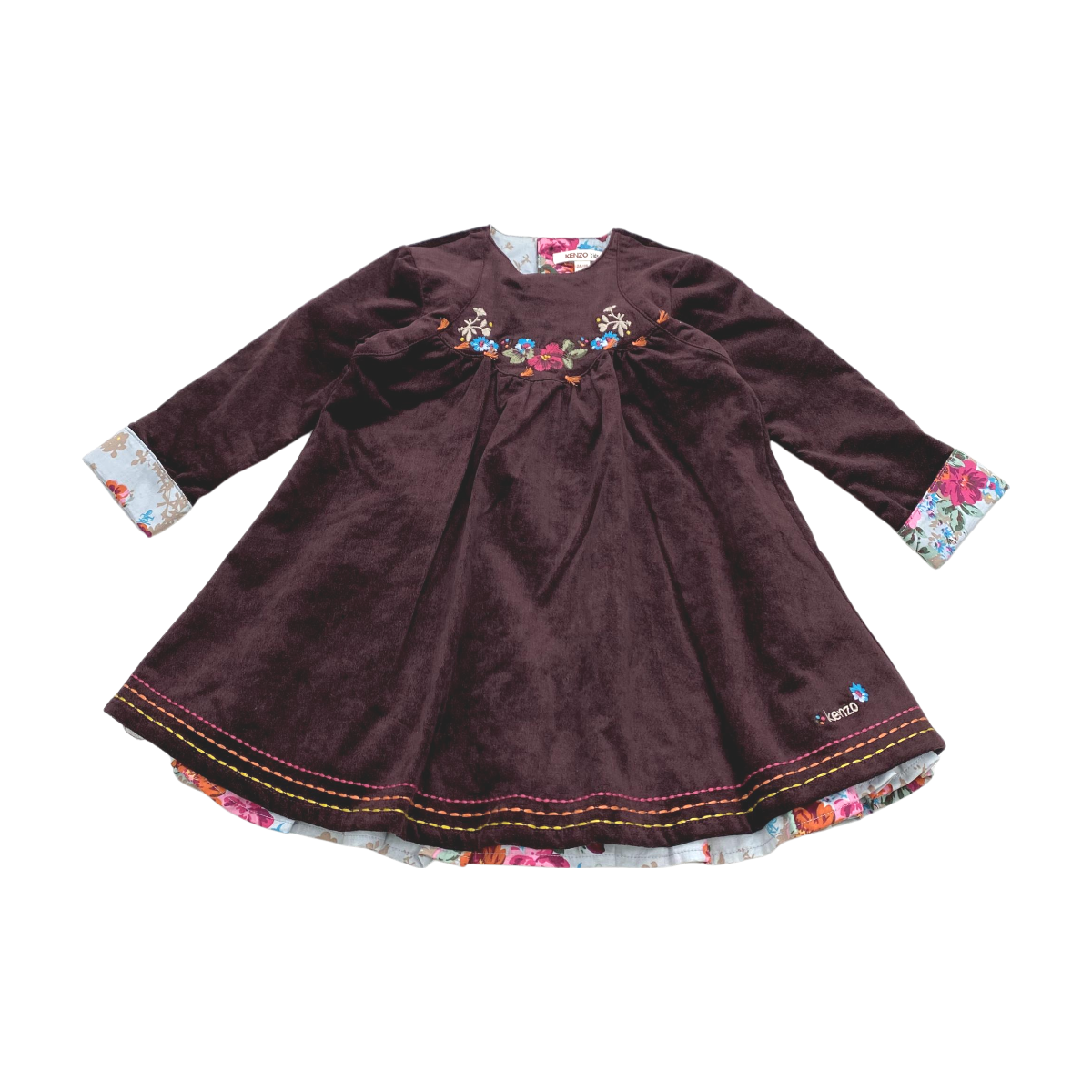KENZO - ROBE - ROUGE - 24 MOIS