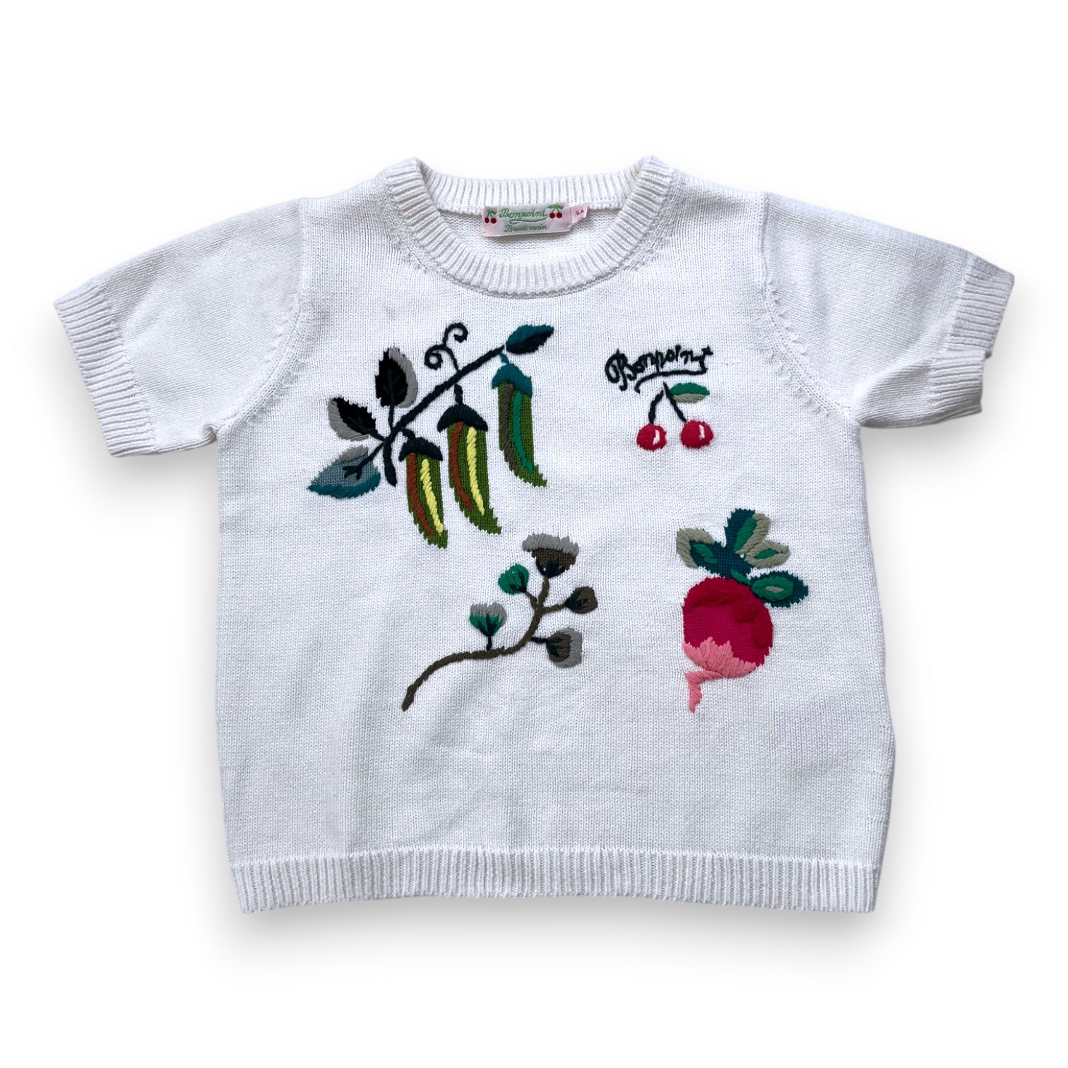 BONPOINT - PULLOVER - WEIß - 6 JAHRE