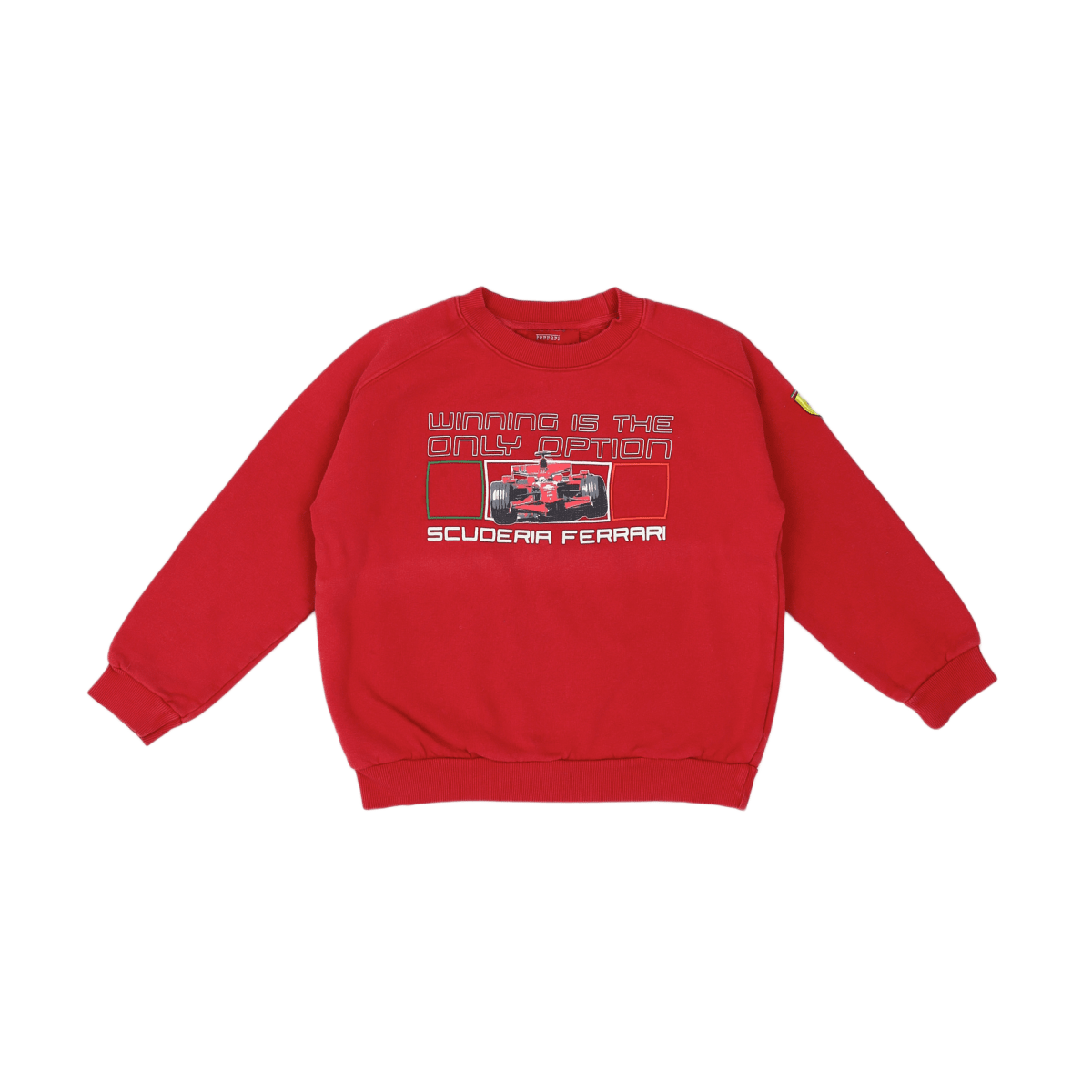 FERRARI - SWEAT - ROUGE - 5 ANS