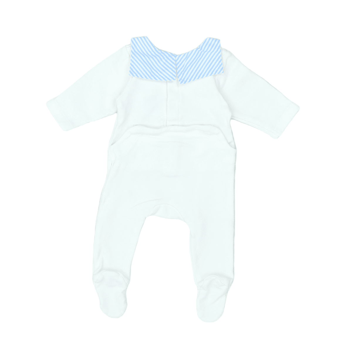 JACADI - PYJAMA - BLANC, BLEU - 1 MOIS