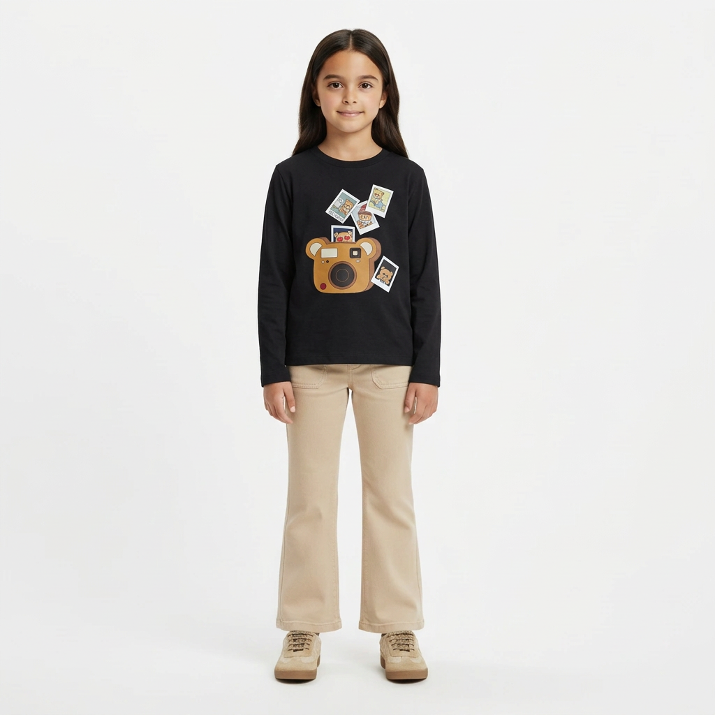 MOSCHINO - T-SHIRT - NOIR - 6 ANS