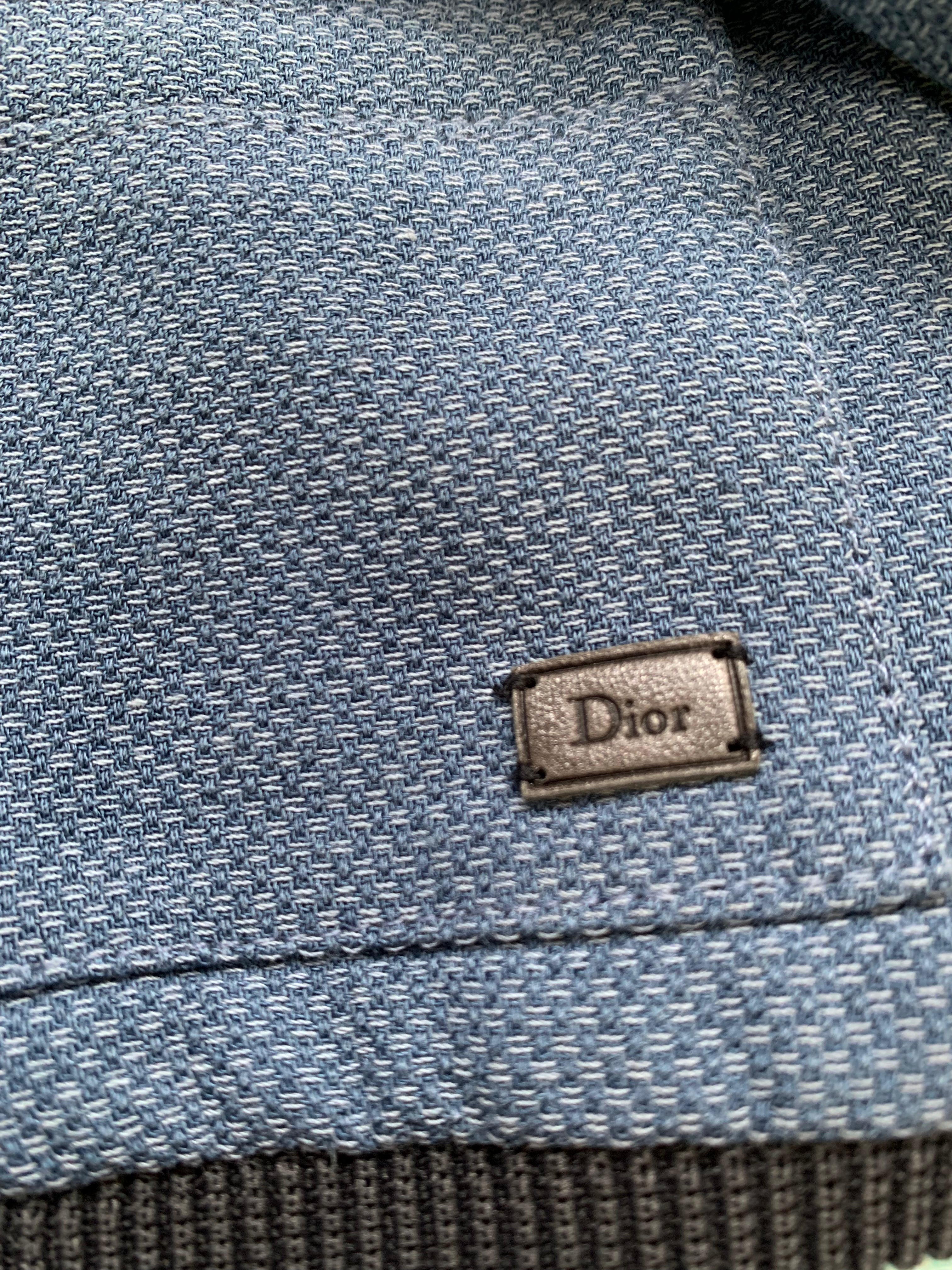 BABY DIOR - JACKET - BLUE, GREY - 6 MONTHS