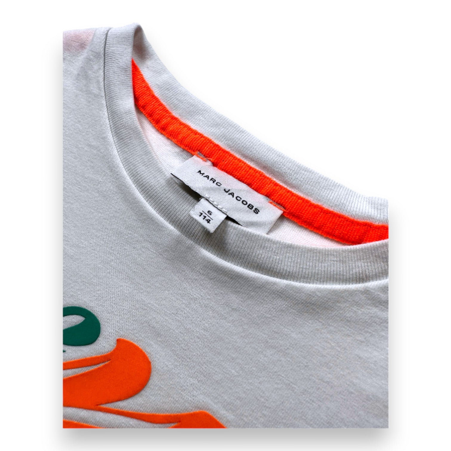 MARC JACOBS - T-SHIRT - WHITE - 6 YEARS