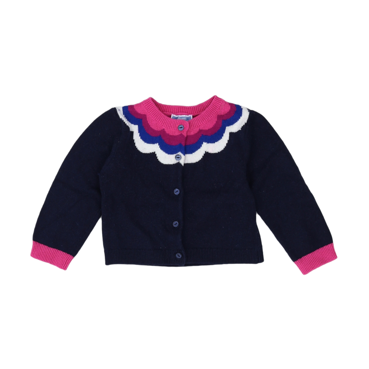 JACADI - CARDIGAN - BLEU - 24 MOIS