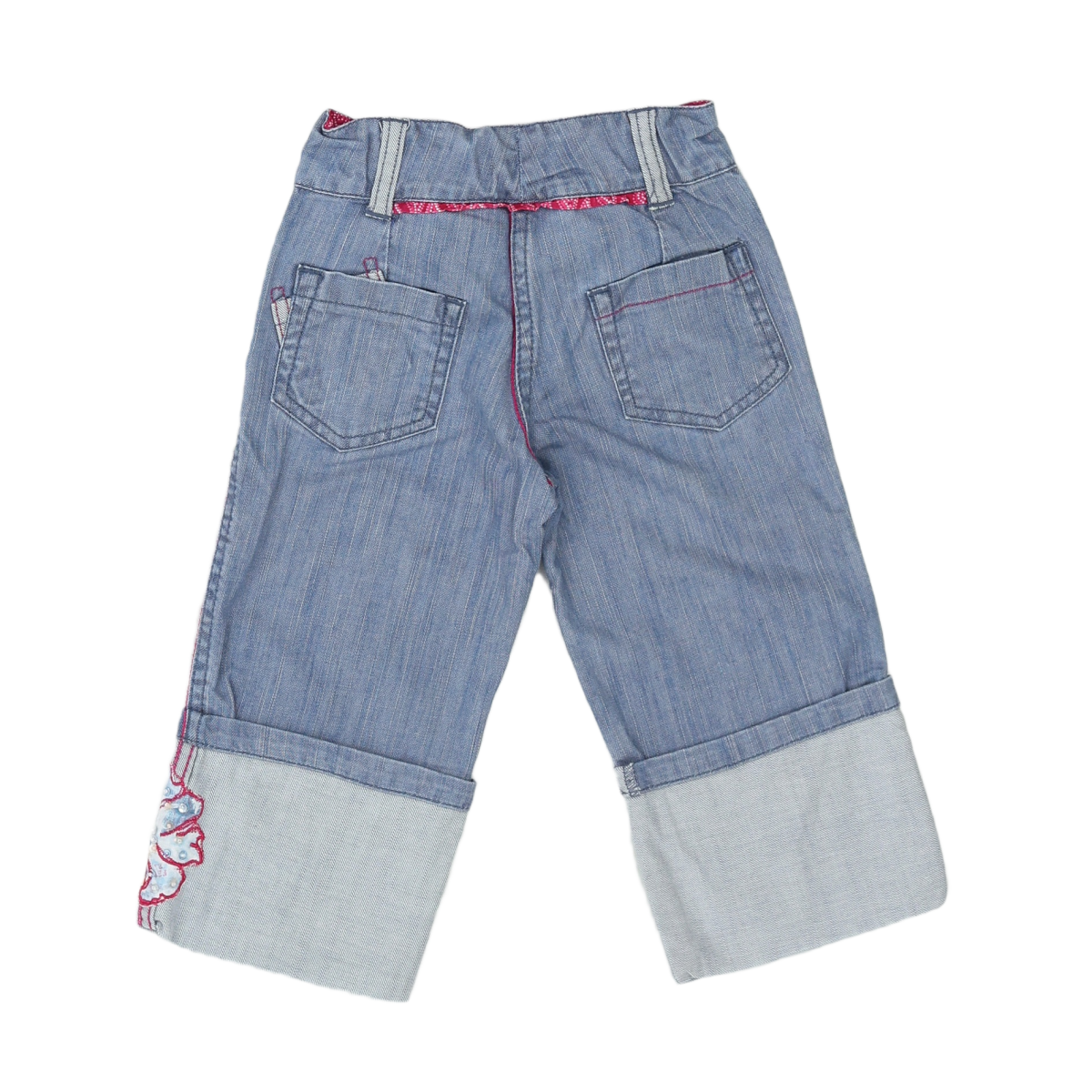 KENZO - PANTALON - BLEU, ROSE - 4 ANS