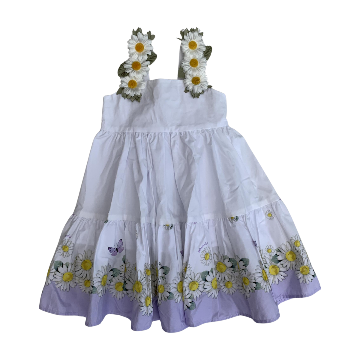 MONNALISA - ROBE - BLANC - 12 MOIS