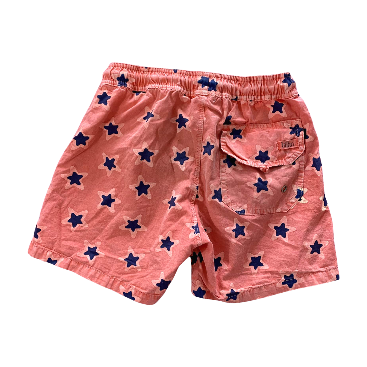 BÚHO - SHORT DE BAIN - ORANGE, BLEU - 6 ANS