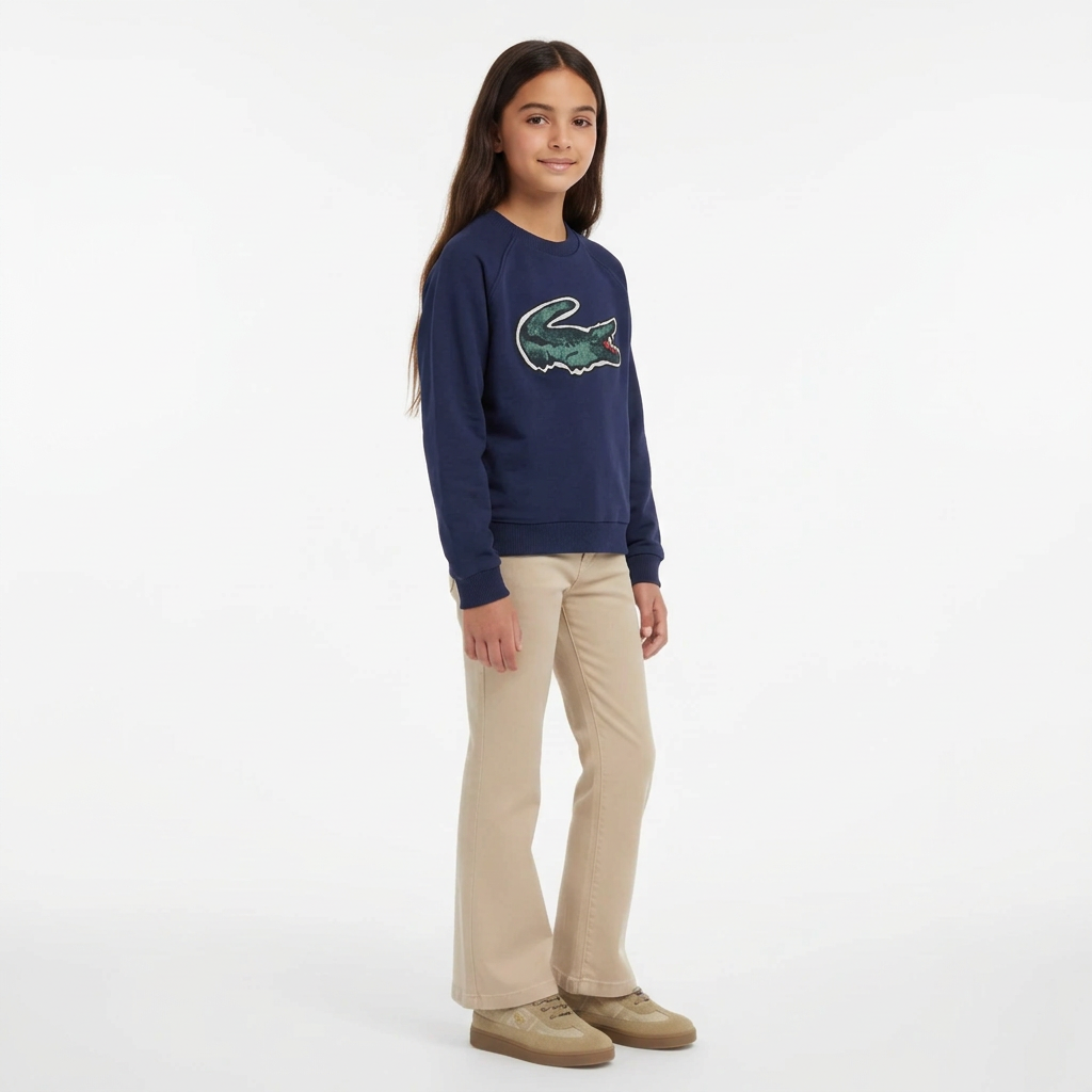 LACOSTE - SWEAT - BLEU - 8 ANS