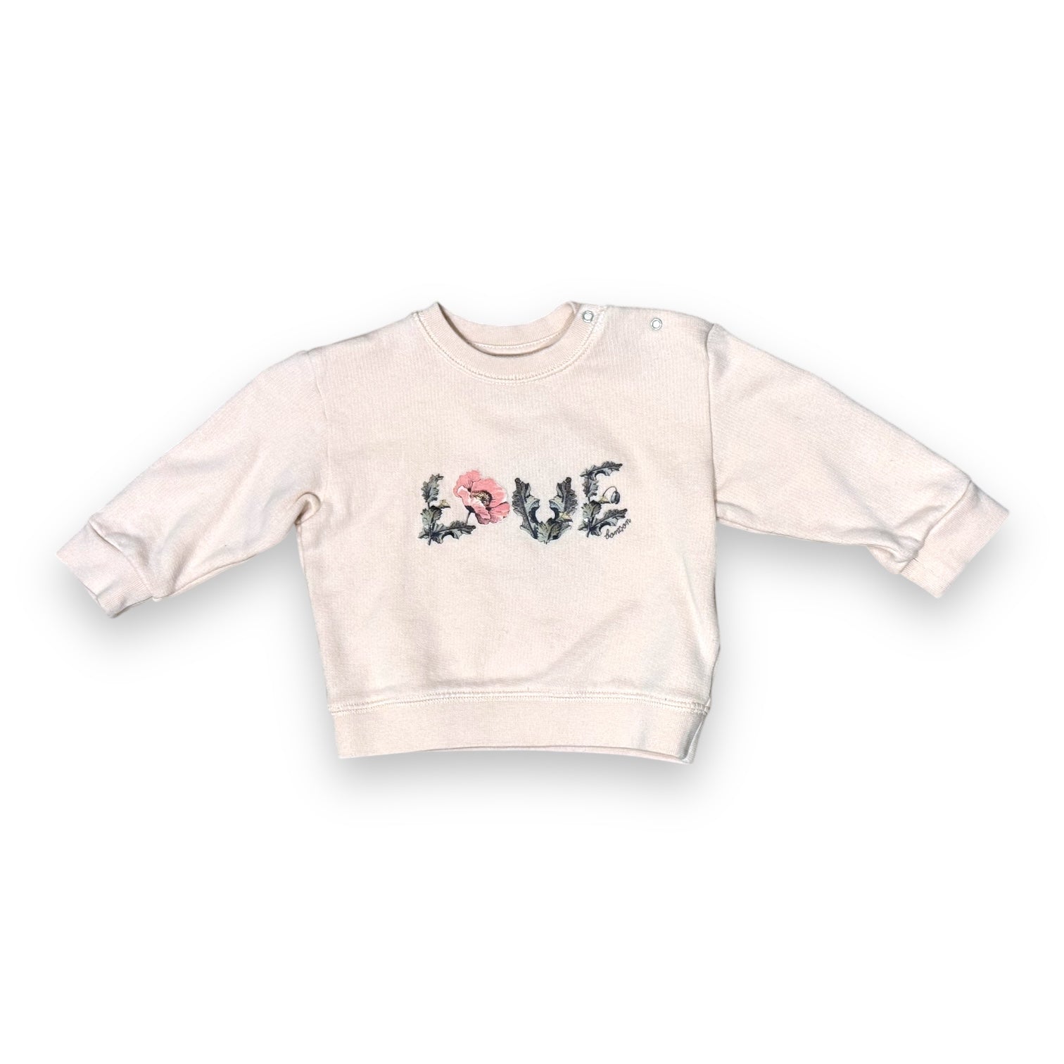 BONTON - Sweatshirt „Love“ - 6 Monate