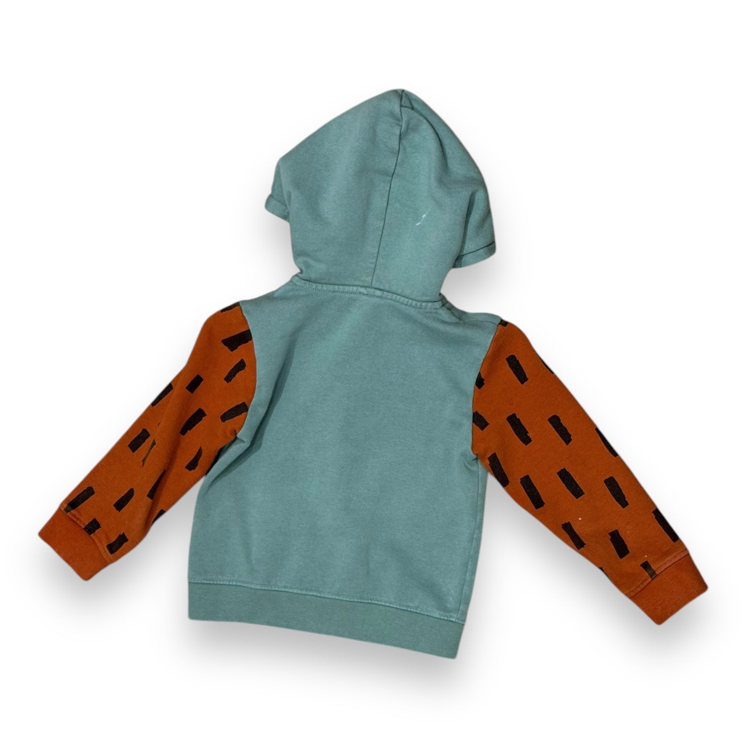 STELLA MCCARTNEY - Green zip-up sweatshirt with prints - 3 years