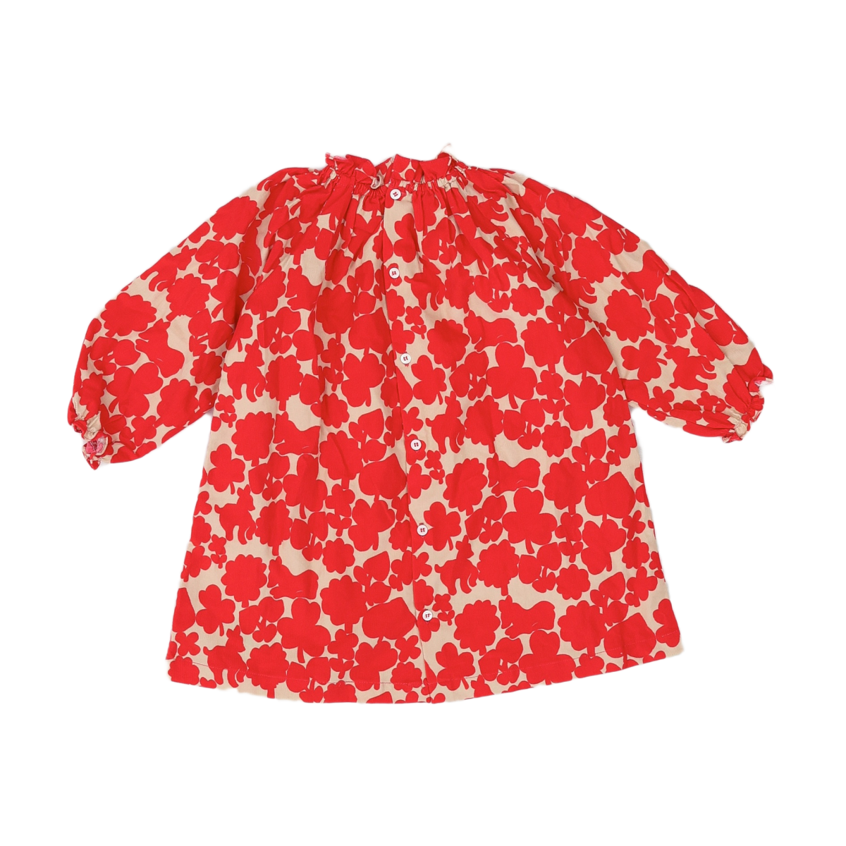 BONTON - ROBE - ROUGE - 24 MOIS