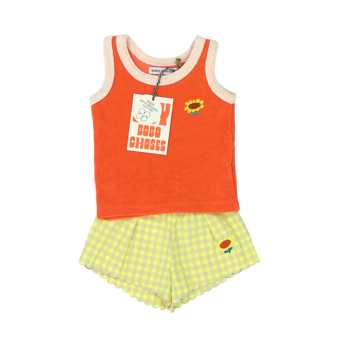 BOBO CHOSES - ENSEMBLE - ORANGE, JAUNE - 6 MOIS