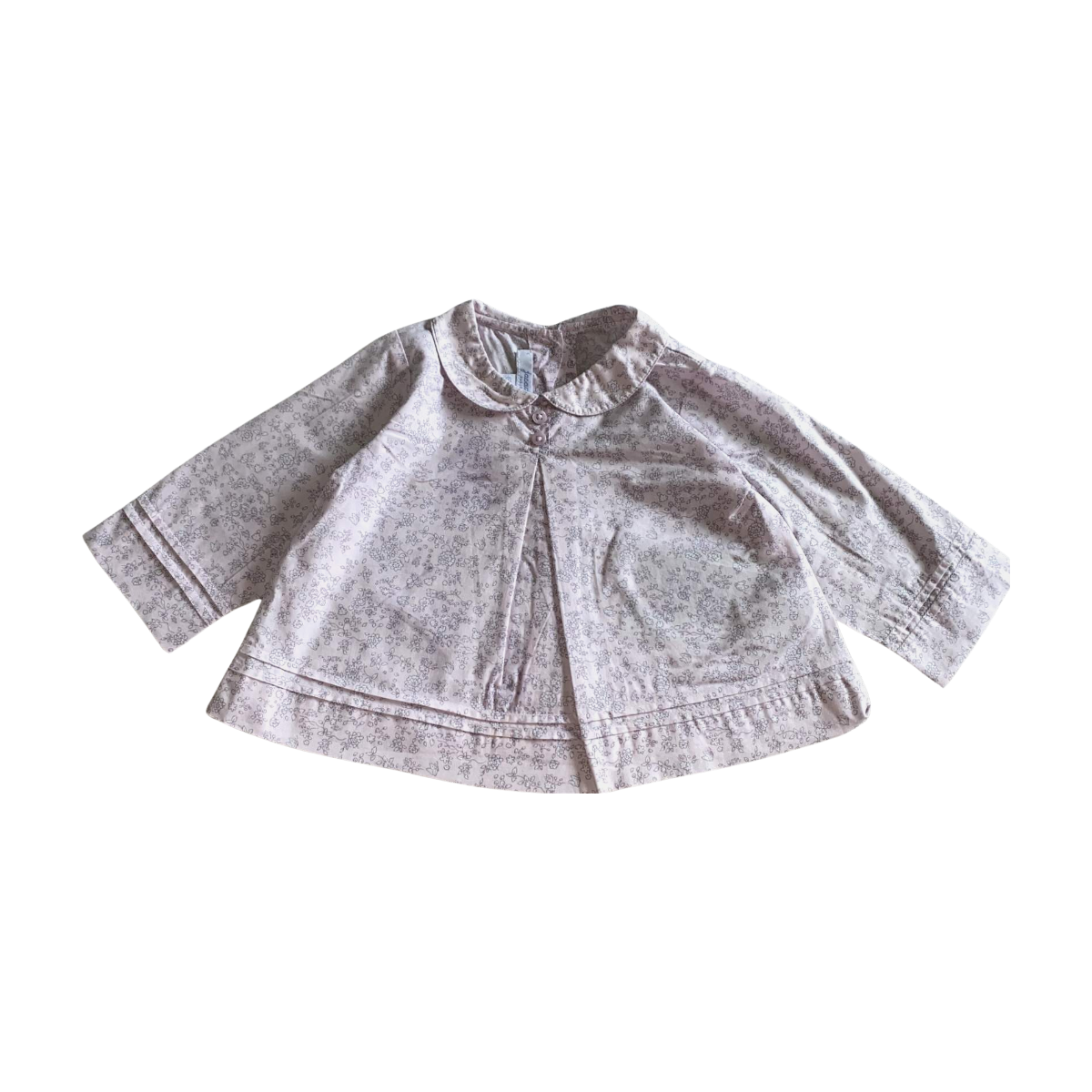 JACADI - BLOUSE - ROSE - 6 MOIS