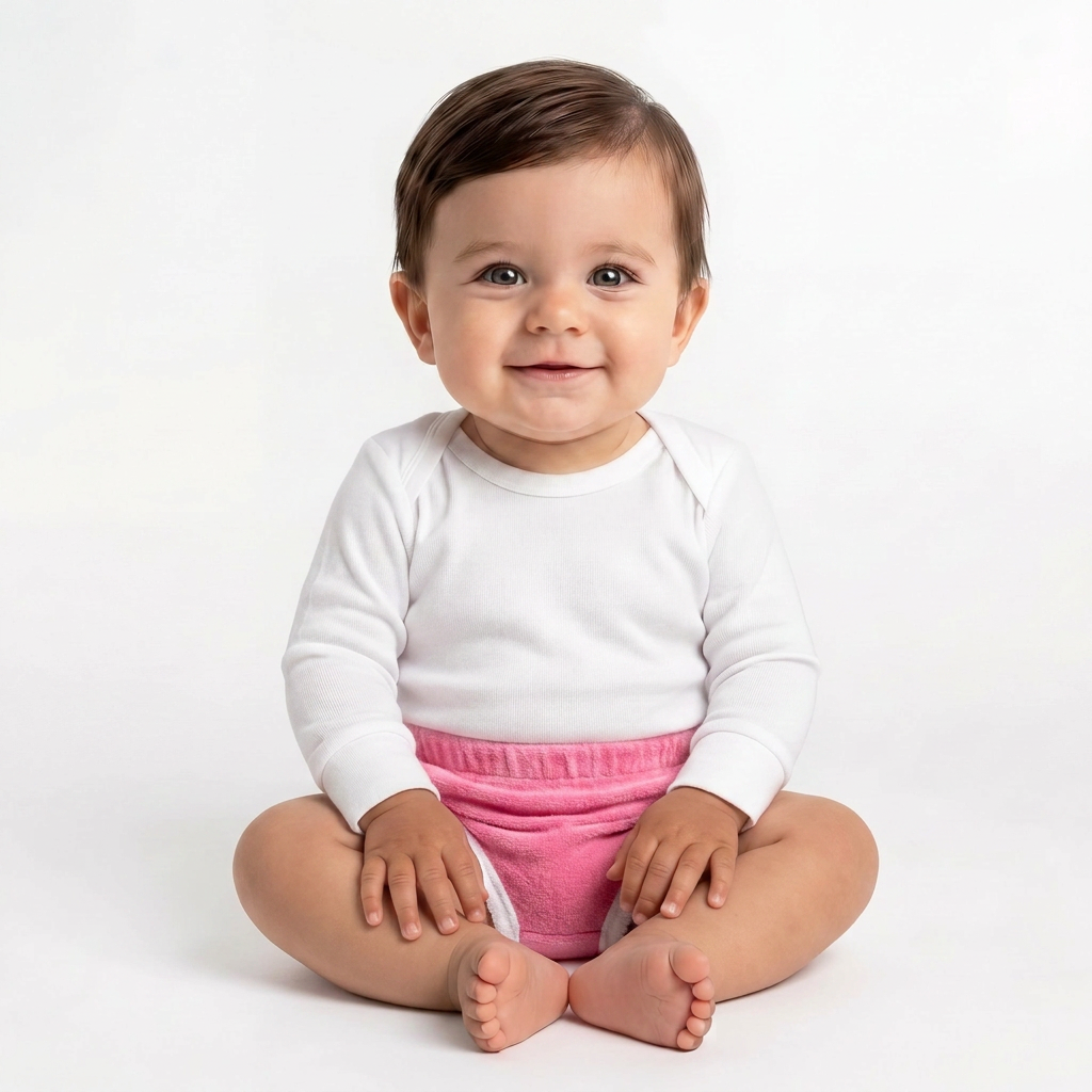 JACADI - Rosa Frottee-Shorts - 6 Monate