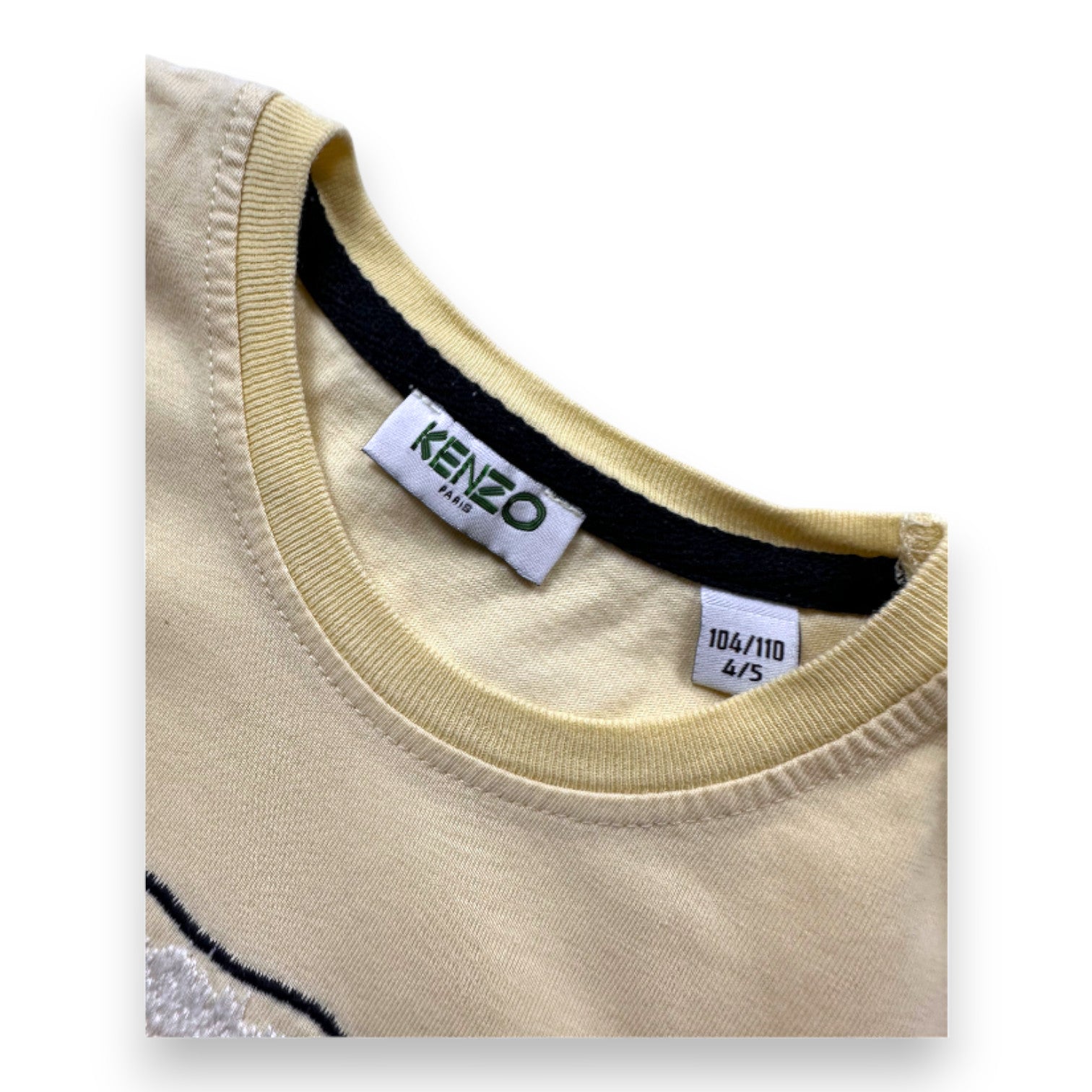 KENZO - T-SHIRT - YELLOW - 4 YEARS