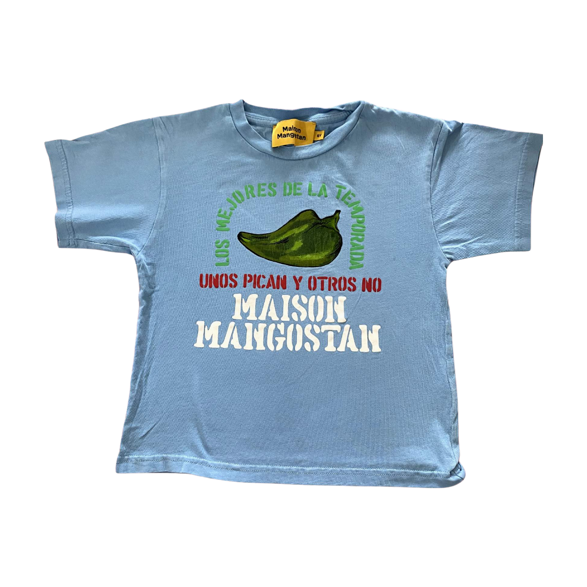 MAISON MANGOSTAN - T-SHIRT - BLEU - 6 ANS