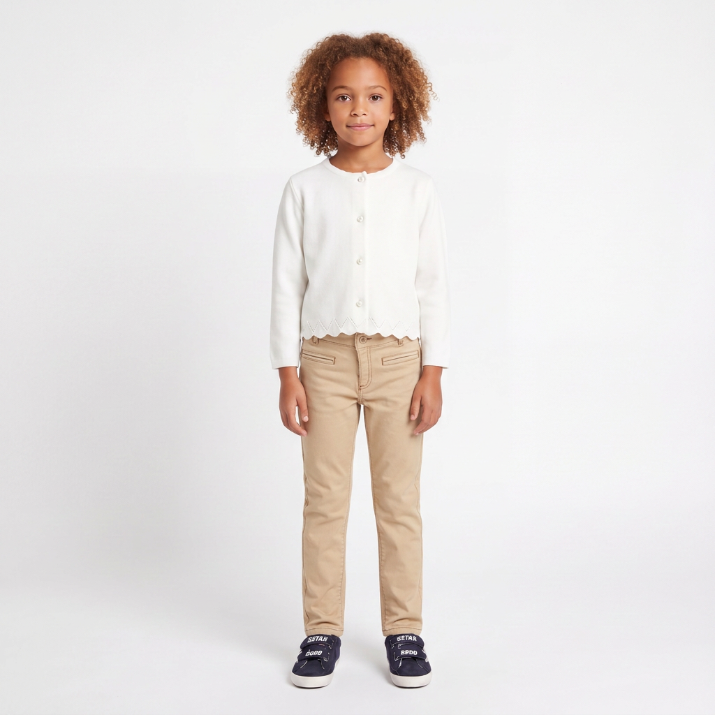 BONPOINT - PANTALON - BEIGE - 10 ANS