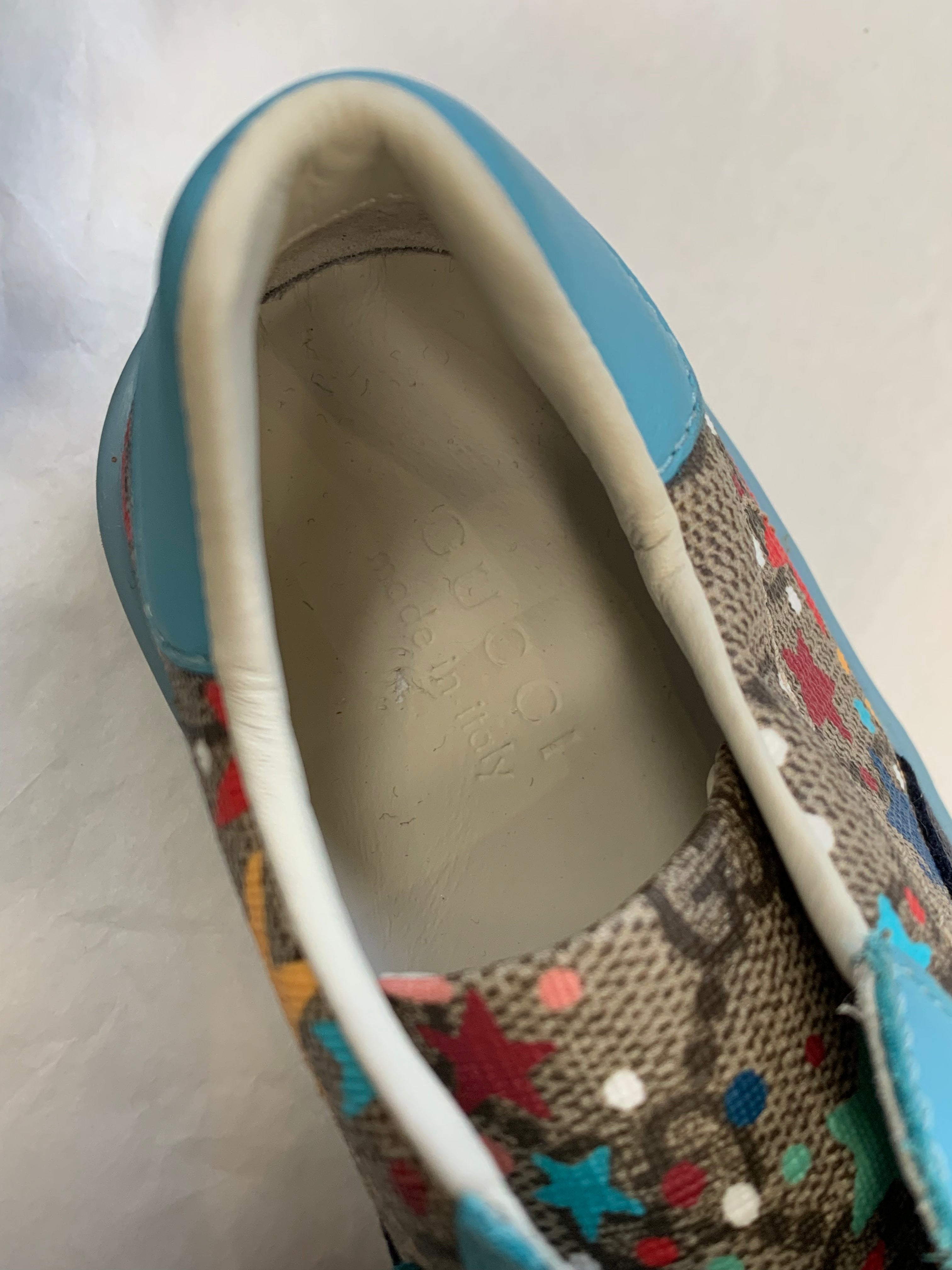 GUCCI - SNEAKERS - BEIGE, MULTICOLOR - 25