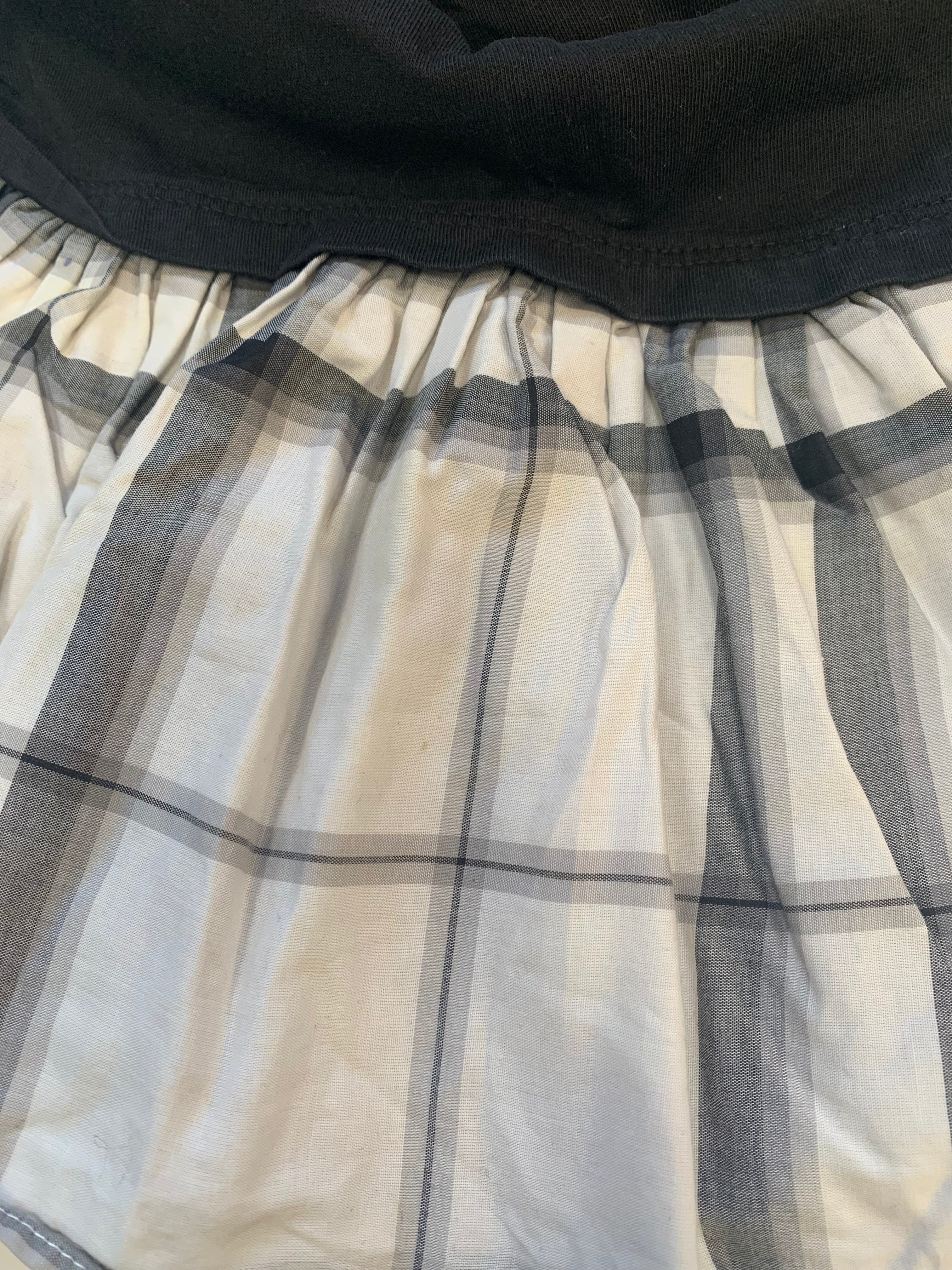 BURBERRY - ROBE - NOIR, GRIS - 3 ANS