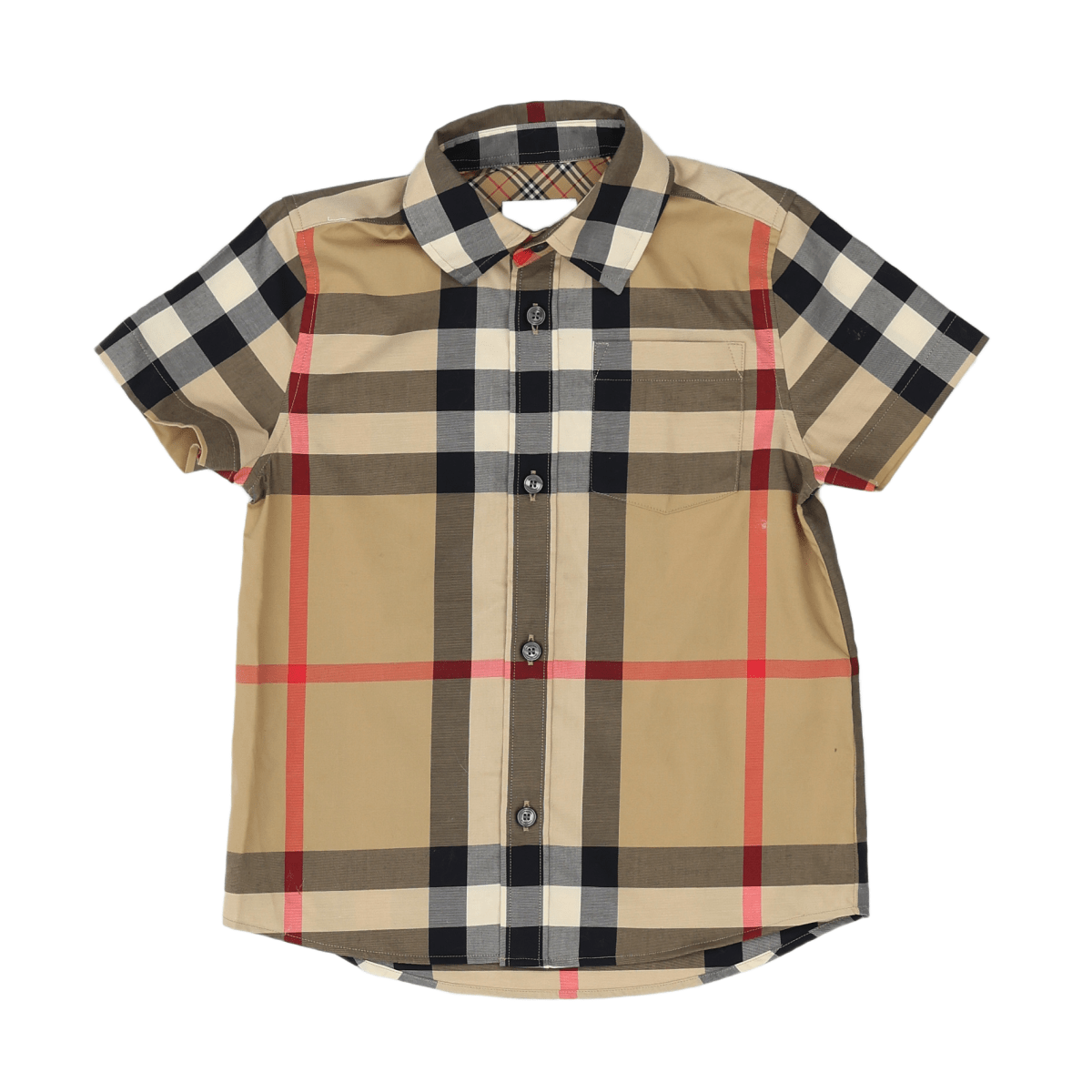 BURBERRY - CHEMISE - MARRON, BEIGE - 4 ANS