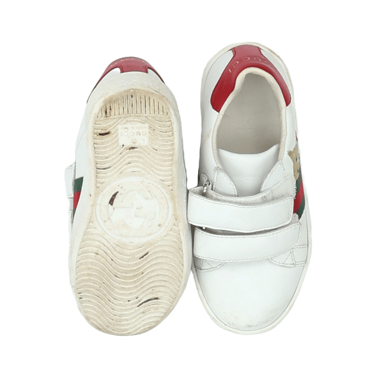 GUCCI - SNEAKERS - WEISS, ROT - 25