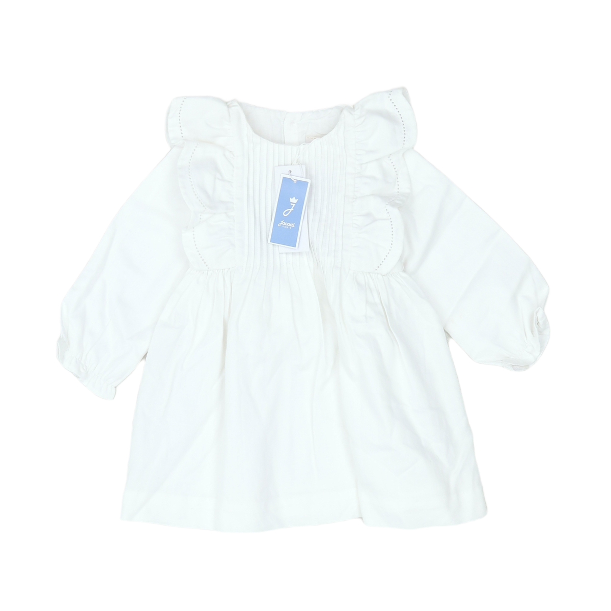 JACADI - ROBE - BLANC - 12 MOIS