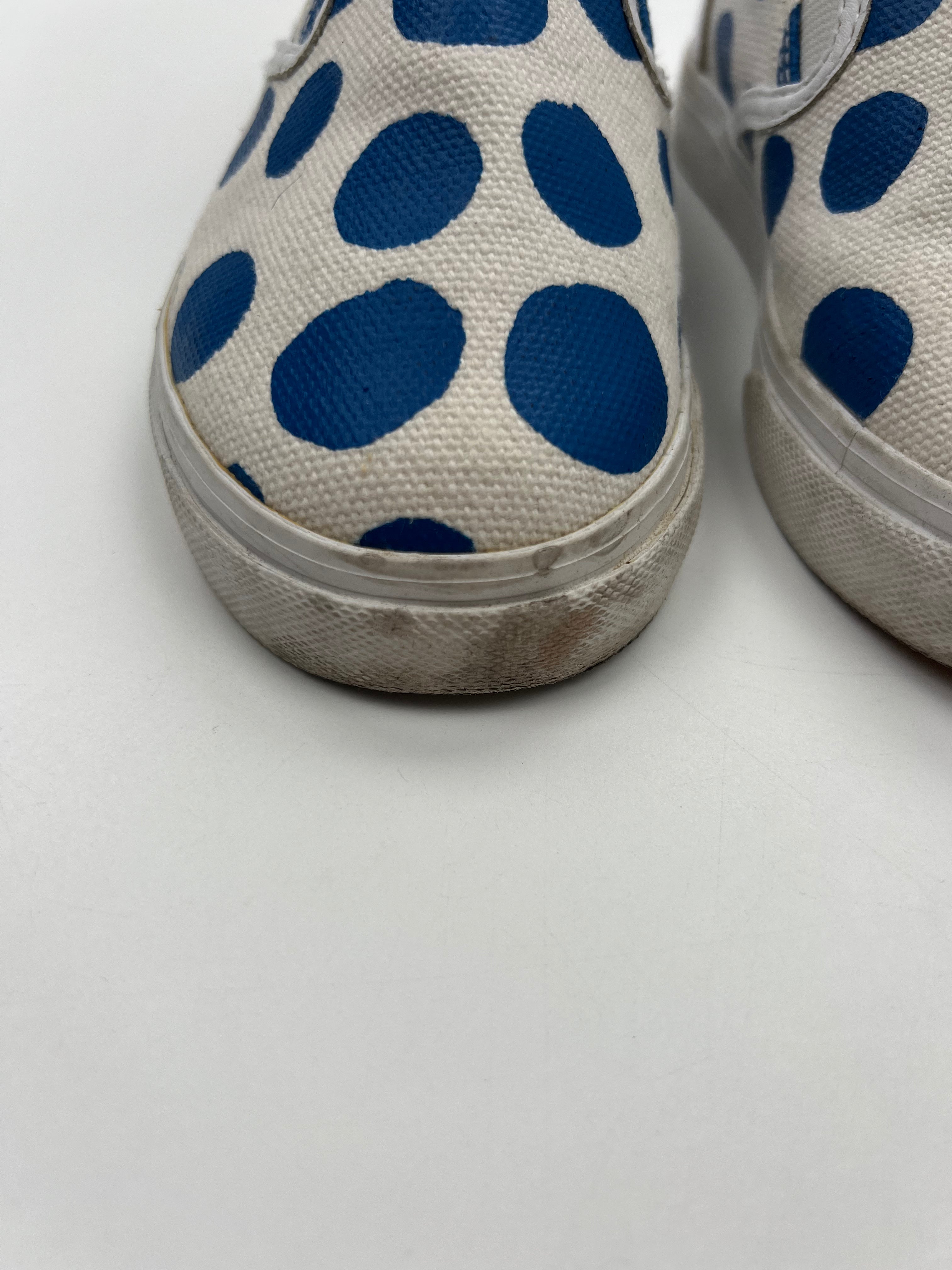 BURBERRY - BASKETS - BLANC, BLEU - 27