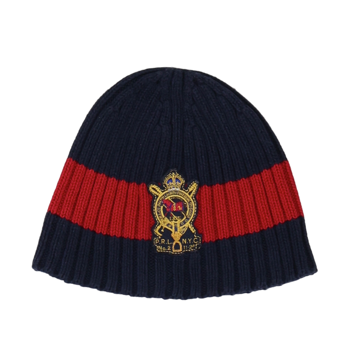 RALPH LAUREN - BONNET - BLEU, ROUGE - TAILLE UNIQUE